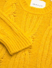 GANT - FURRY CABLE CNECK - rundhalsad - sunflower yellow - 2