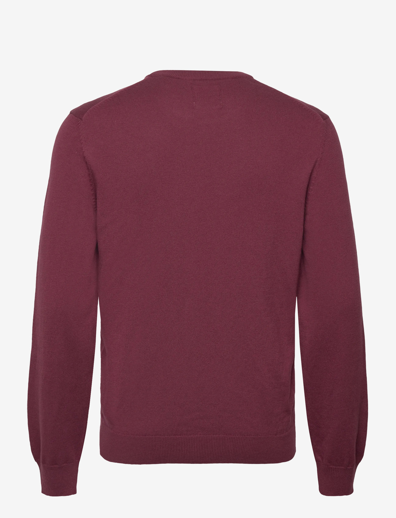 GANT - CTN/WO C-NECK - Ümmarguse kaelusega kudumid - wine red - 1