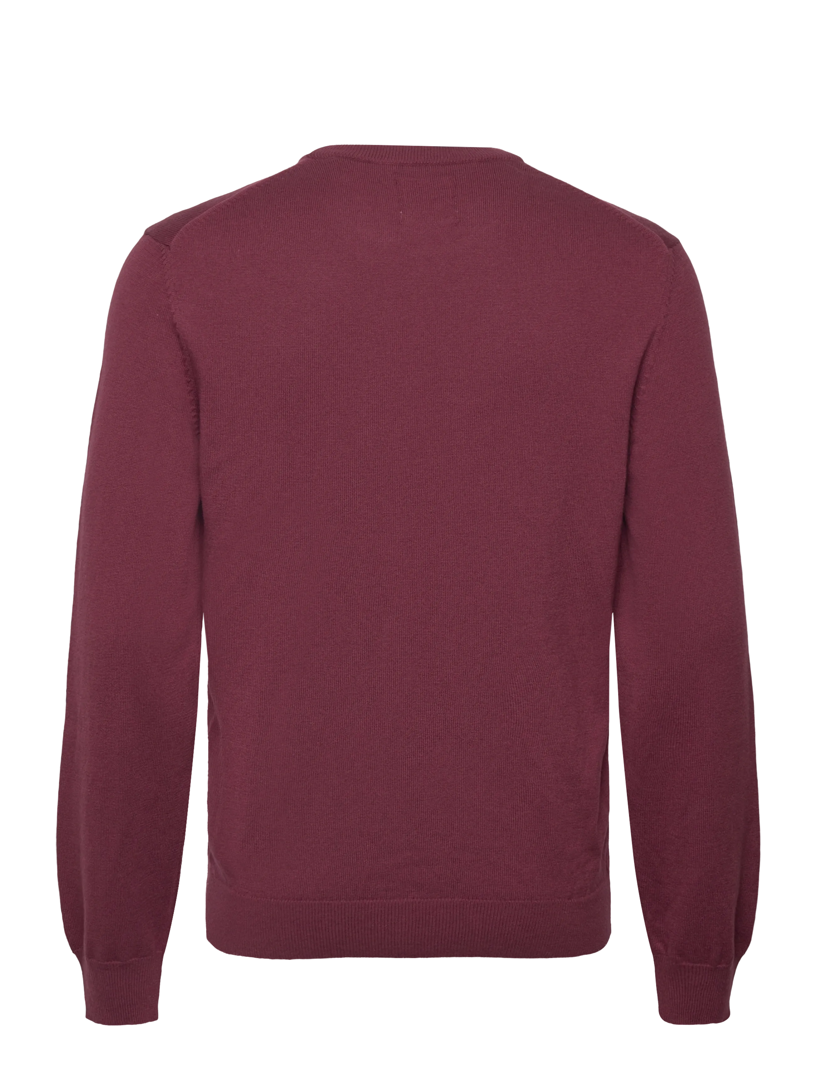 Gant - CTN/WO C-NECK - rund hals - wine red - 1