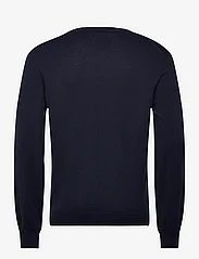 GANT - CTN/WO V-NECK - swetry w serek - evening blue - 1