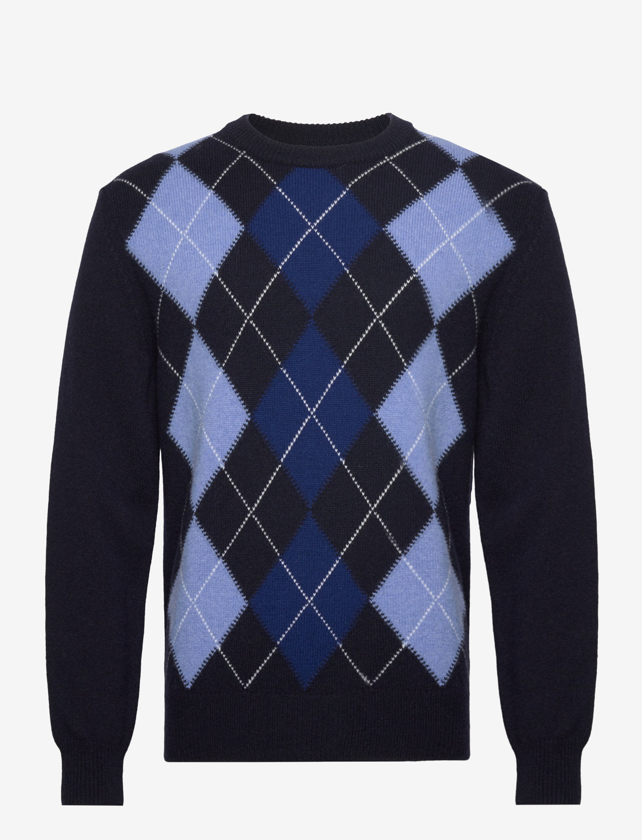 GANT - ARGYLE C- NECK - evening blue - 0