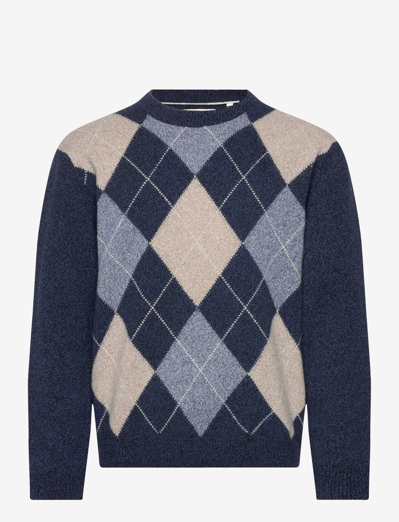 GANT - ARGYLE C-NECK - evening blue - 1