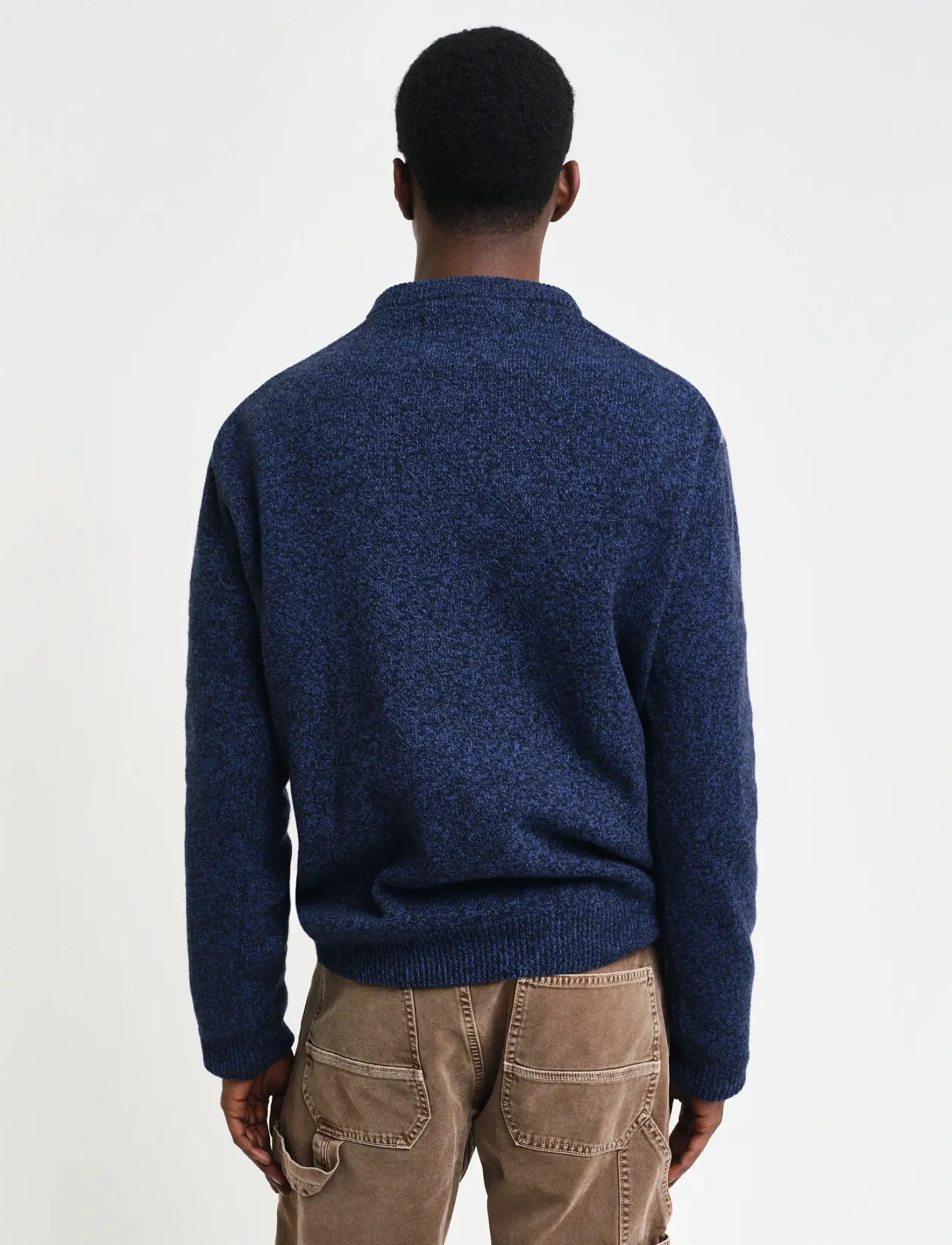GANT - ARGYLE C-NECK - evening blue - 3