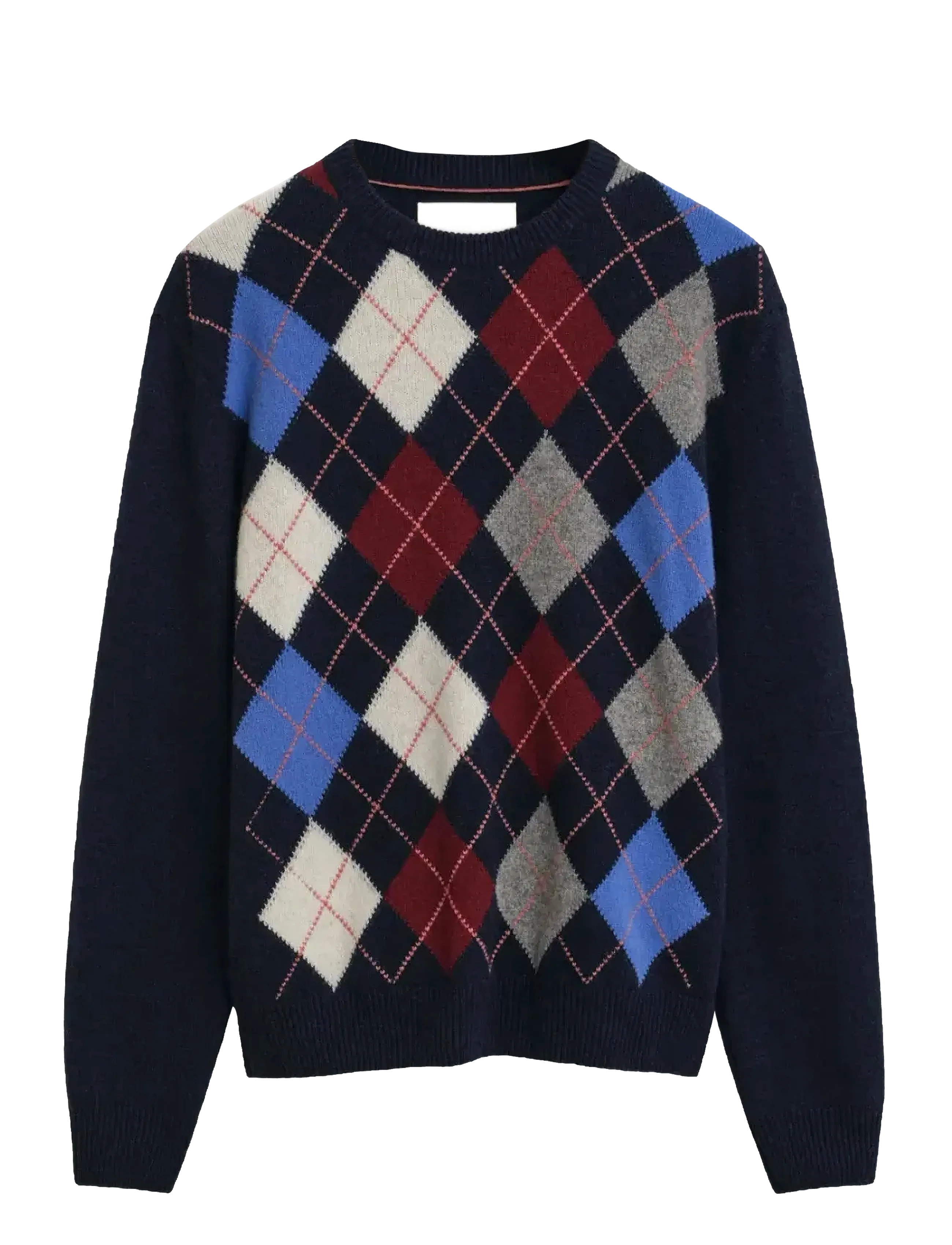 Gant - ARGYLE C-NECK - dark navy melange - 1