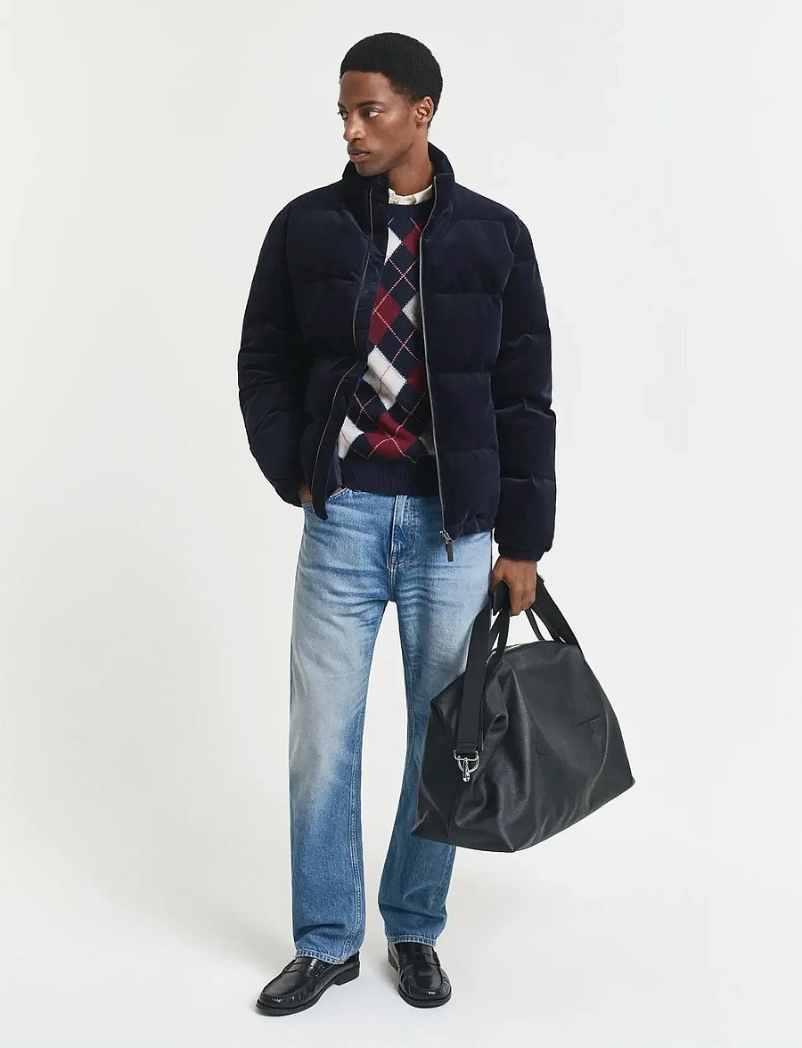 Gant - ARGYLE C-NECK - dark navy melange - 4