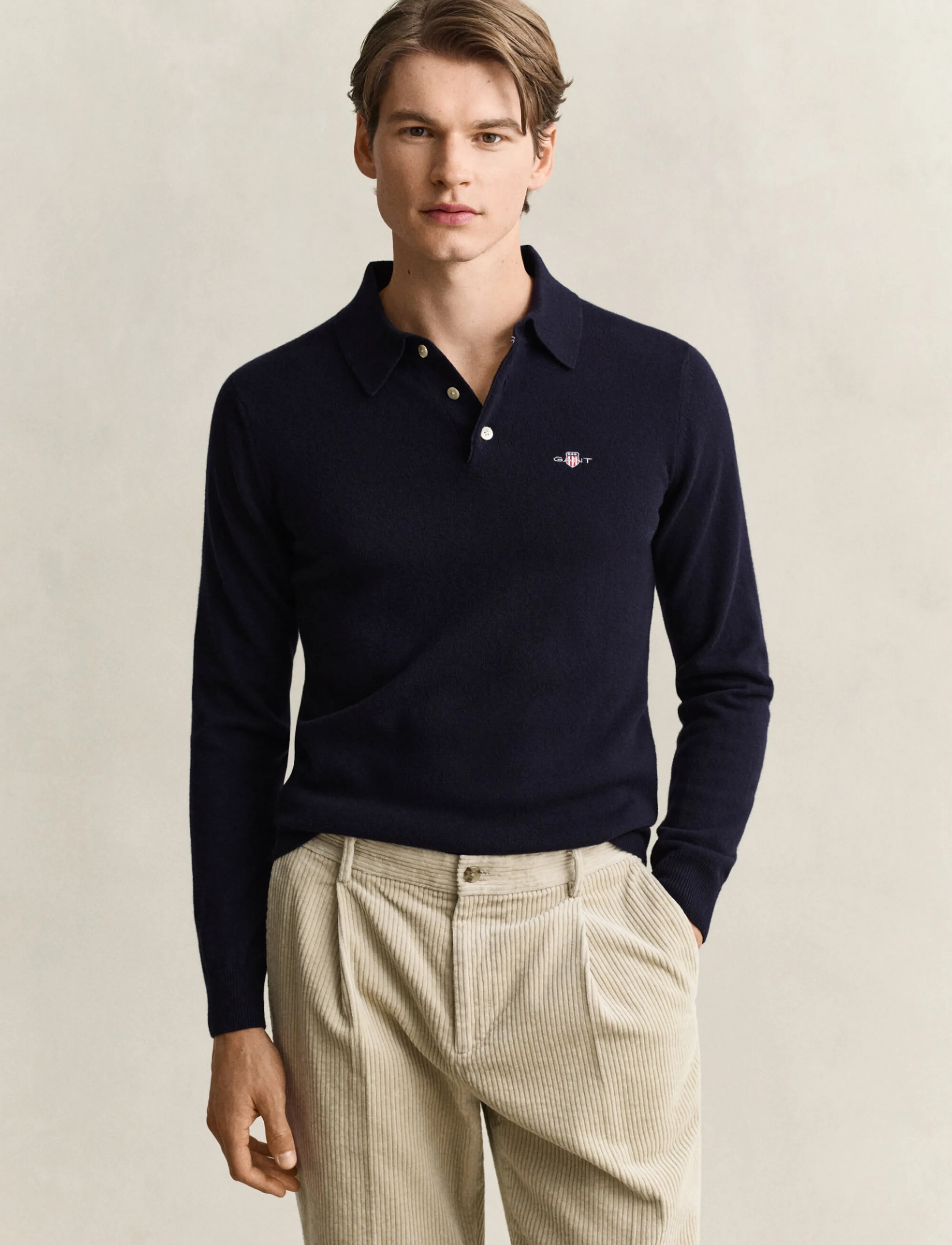 Gant Superfine Lambswool Polo pikéer herr – bild 2
