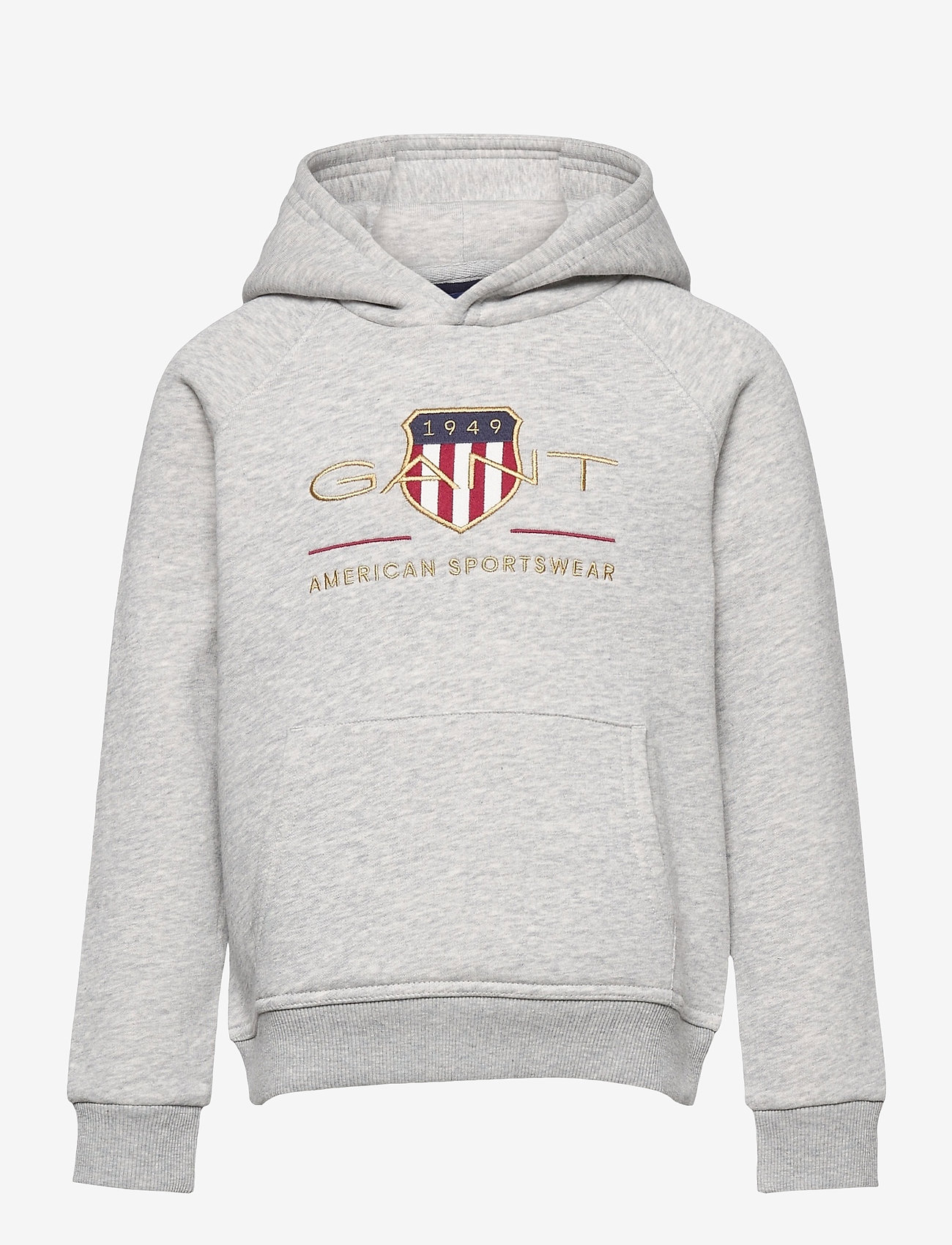 GANT - ARCHIVE SHIELD HOODIE - light grey melange - 0