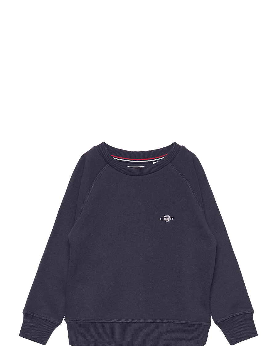 Gant - SHIELD C-NECK - sweatshirts - evening blue - 0