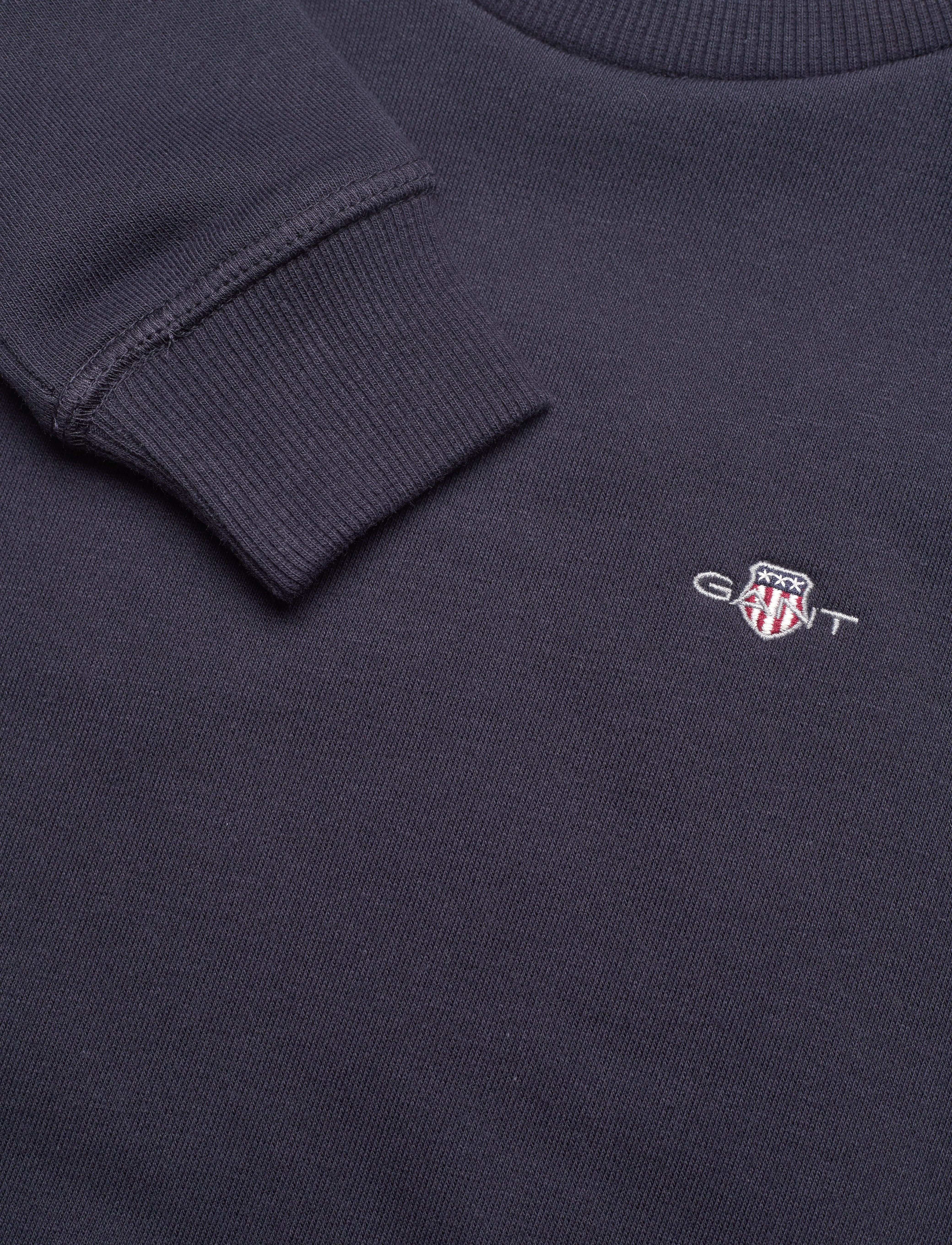 Gant - SHIELD C-NECK - sweatshirts - evening blue - 2