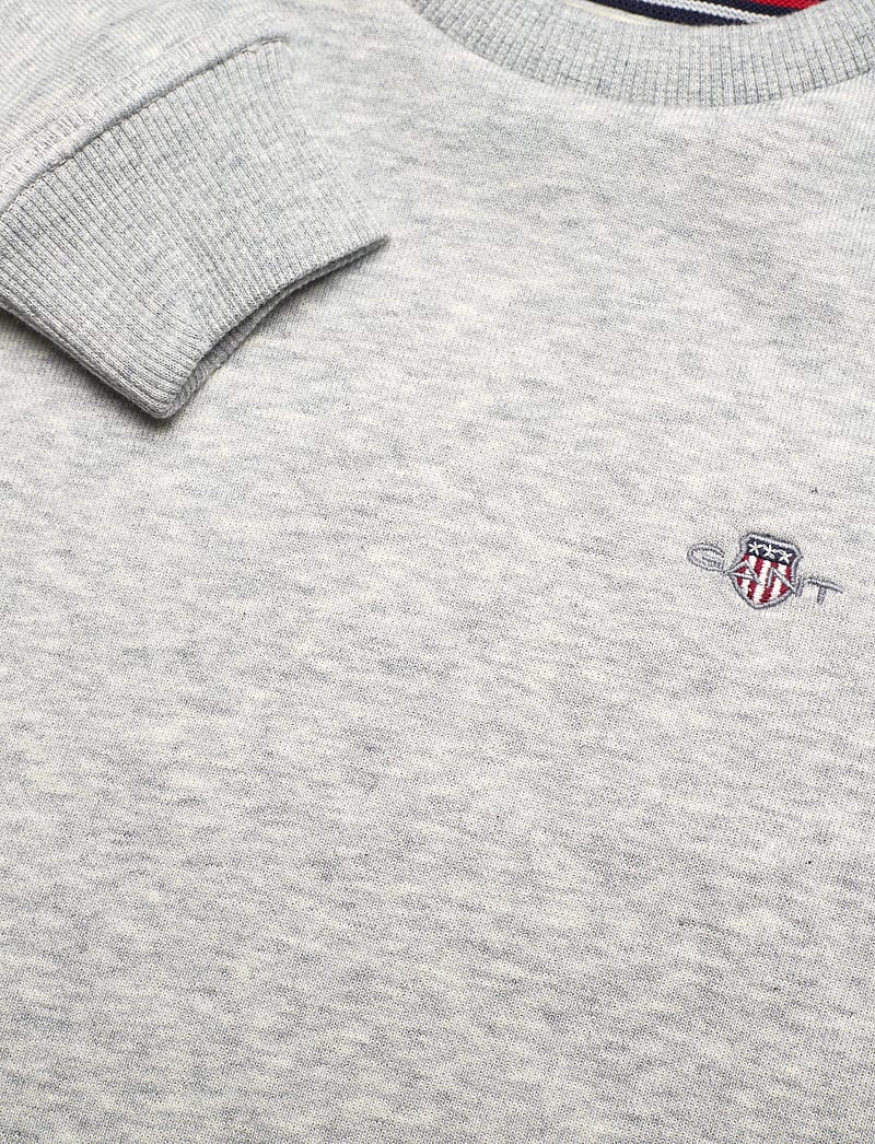 GANT - SHIELD C-NECK - dressipluusid - light grey melange - 2