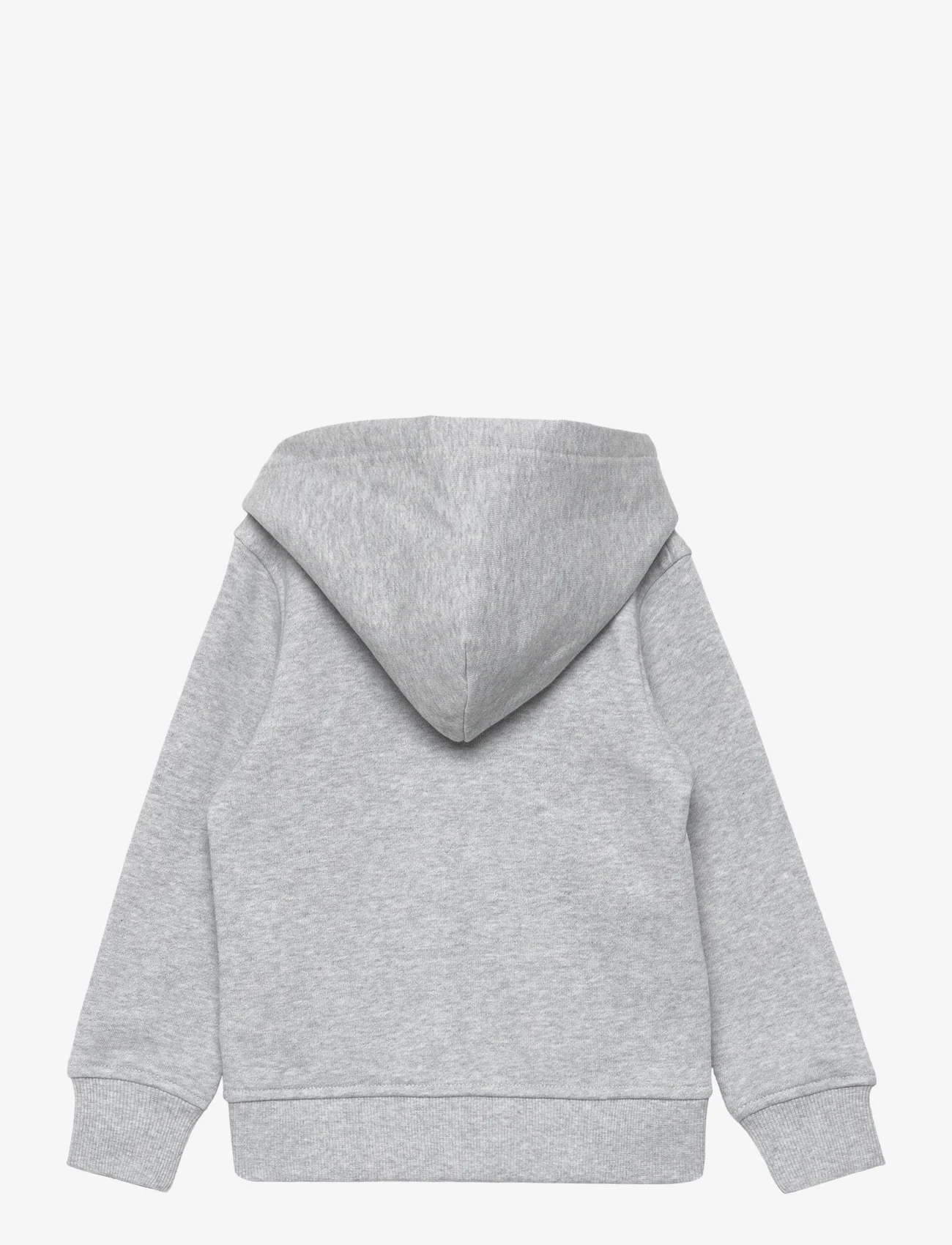 GANT - SHIELD ZIP HOODIE - džemperiai su gobtuvu - light grey melange - 1
