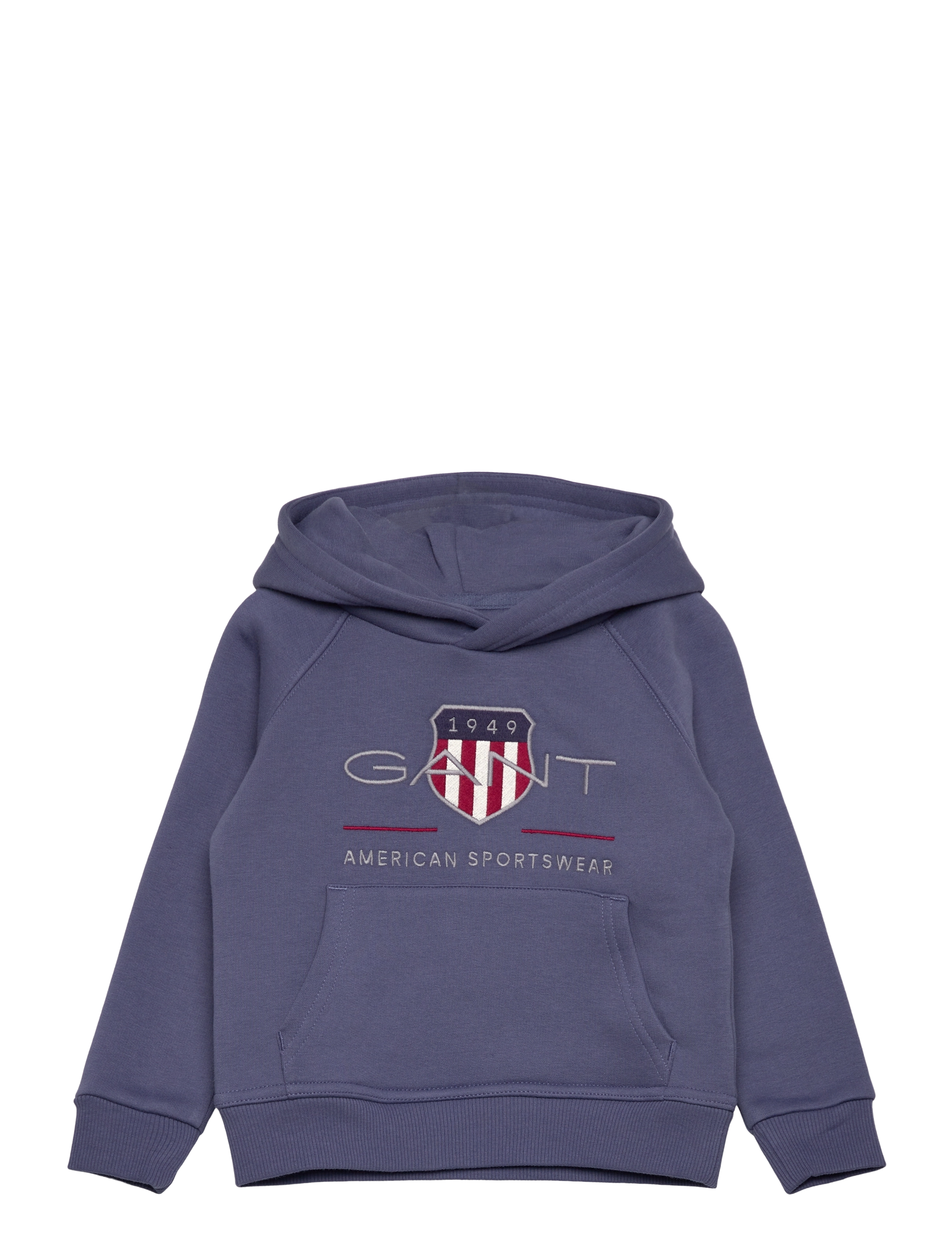 Gant ARCHIVE SHIELD RAGLAN HOODIE - Pluusid - DUSTY NAVY / blue