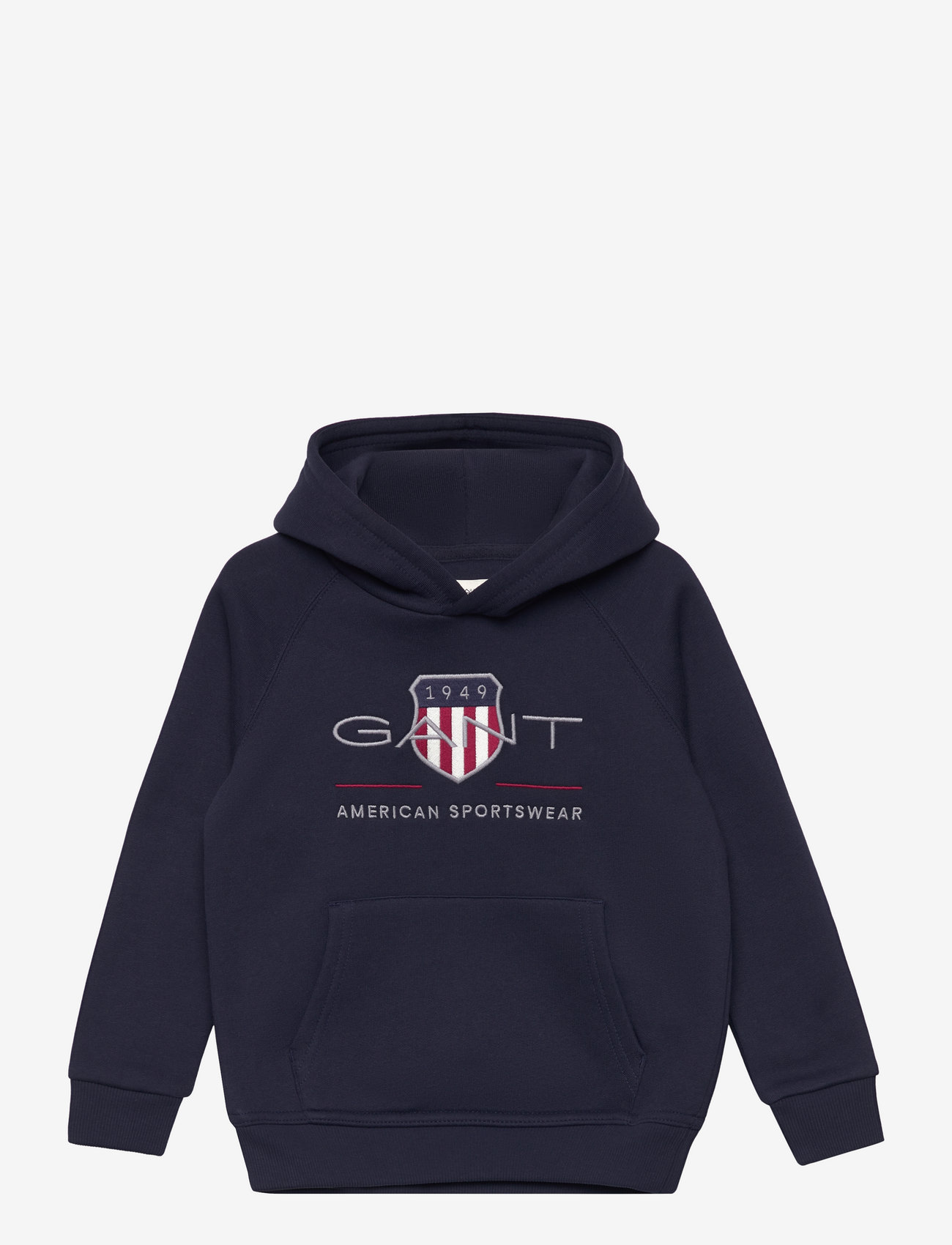 GANT - ARCHIVE SHIELD RAGLAN HOODIE - kapuutsiga dressipluusid - evening blue - 0