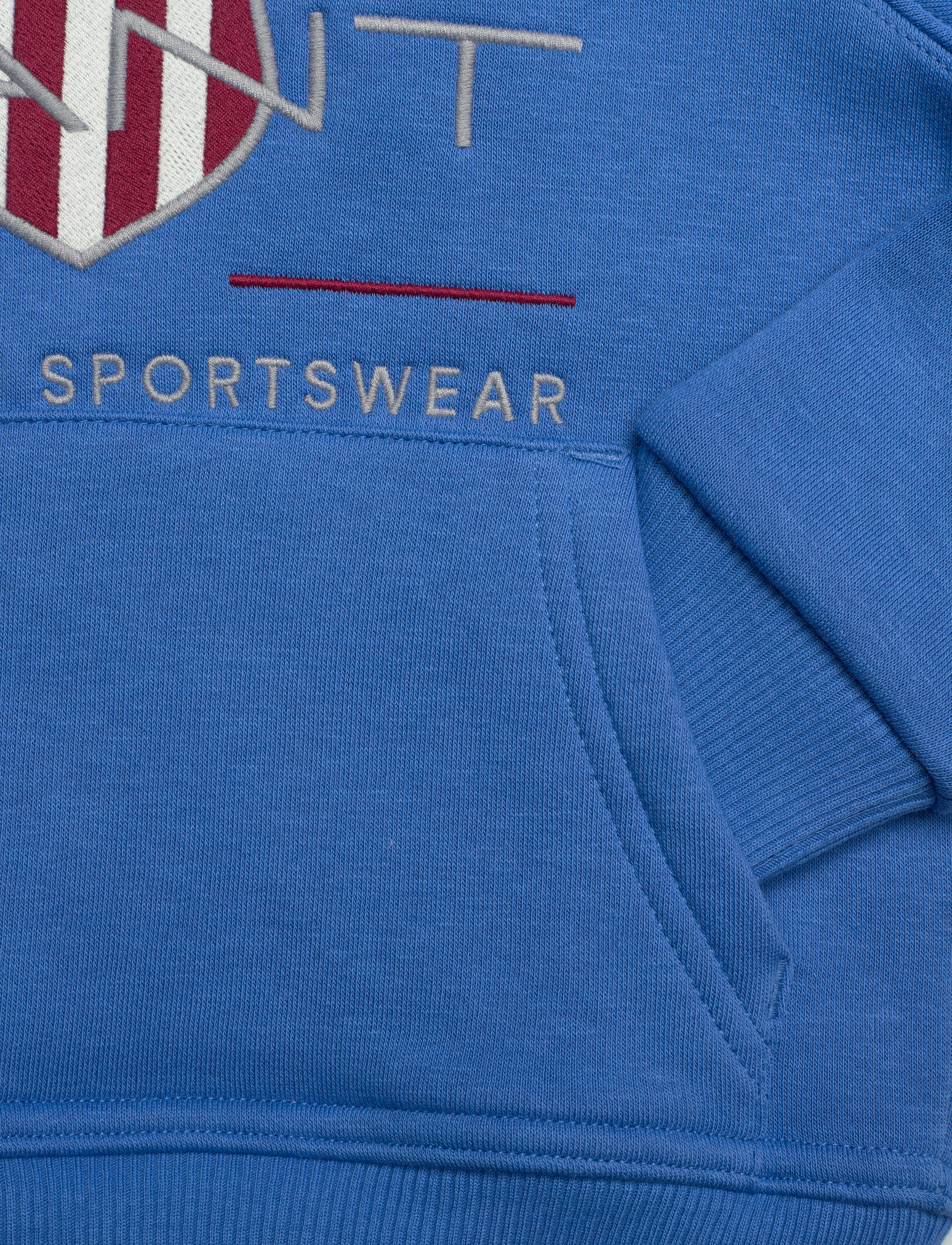 Gant - ARCHIVE SHIELD RAGLAN HOODIE - kapuutsiga dressipluusid - greece blue - 3