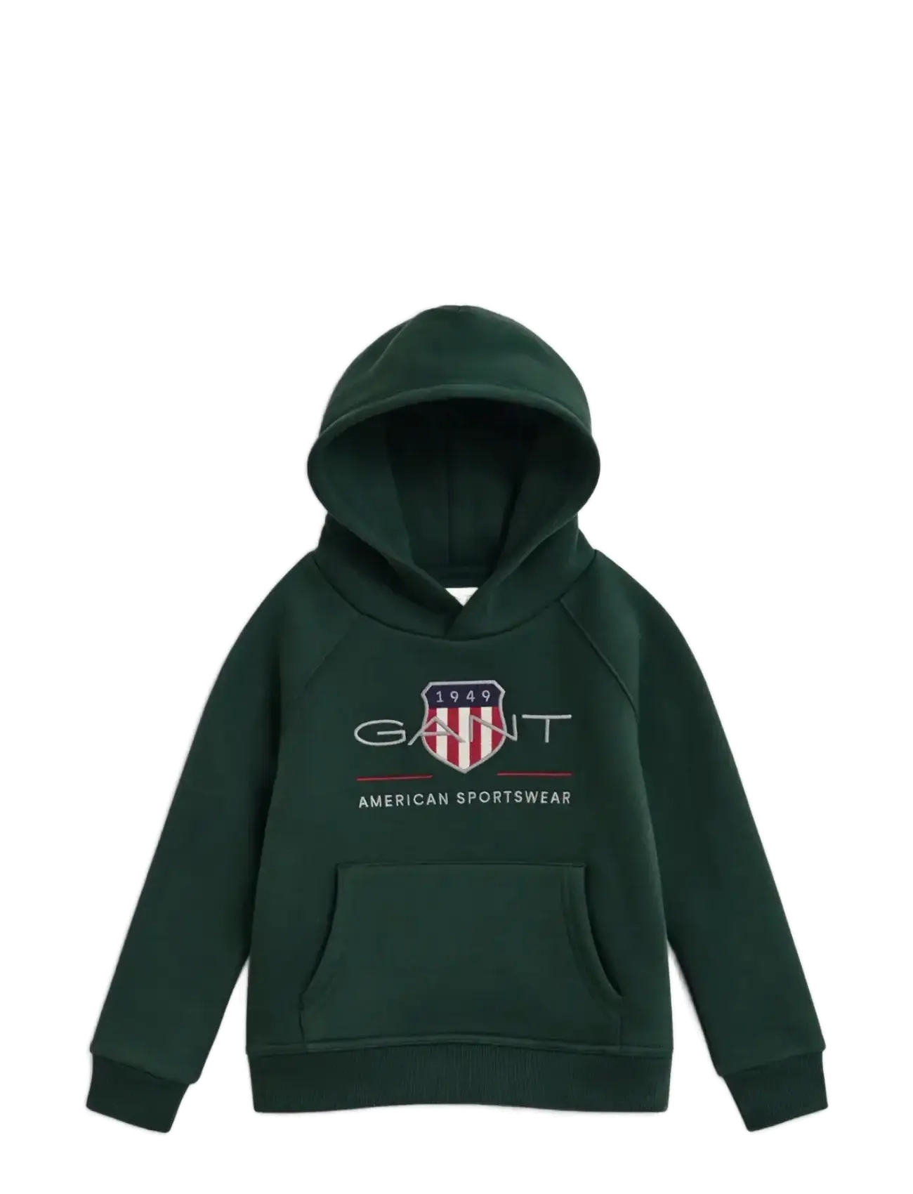 Gant ARCHIVE SHIELD RAGLAN HOODIE - Pluusid - TARTAN GREEN / green