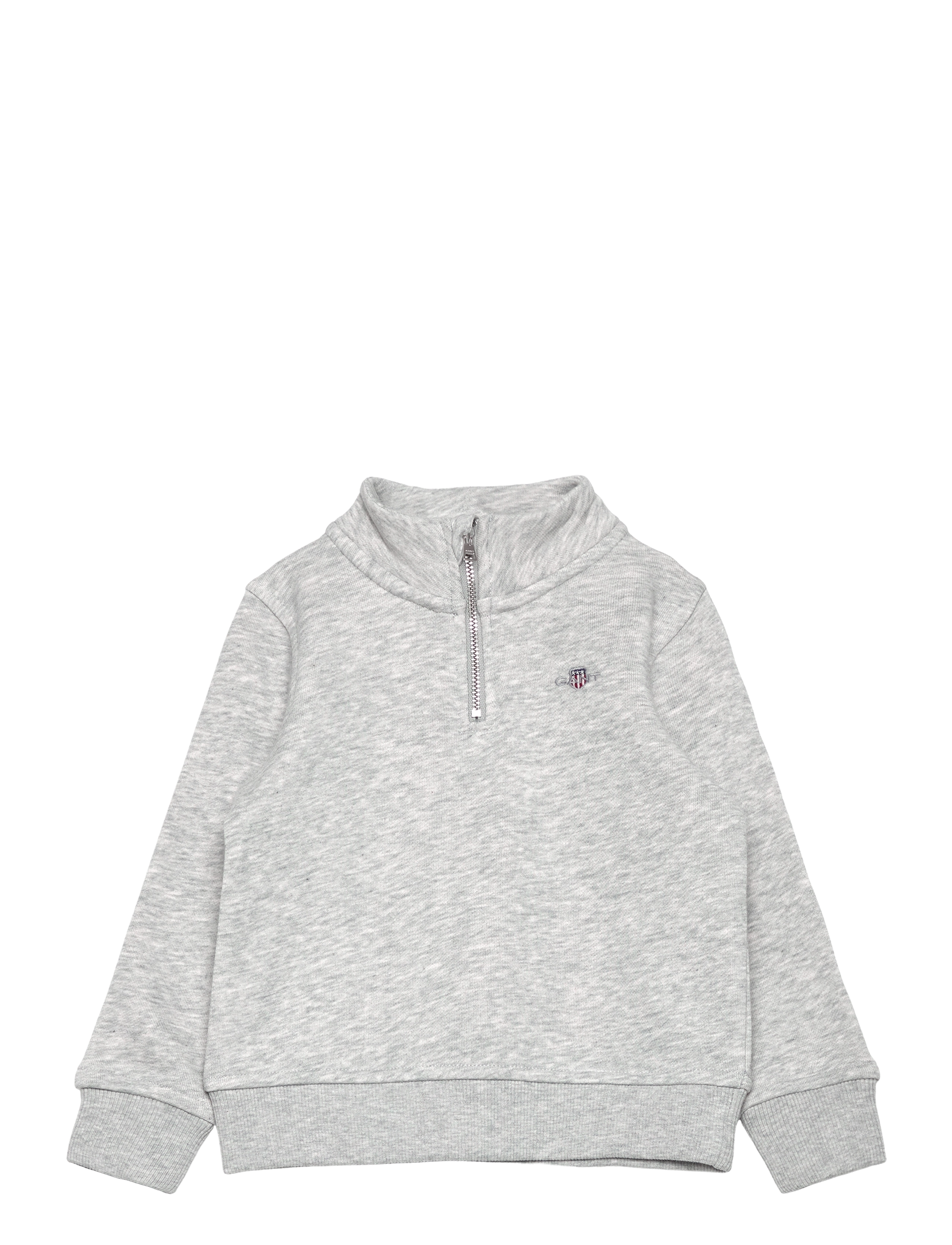 Gant SHIELD HALF ZIP SWEAT - Riided - LIGHT GREY MELANGE / grey