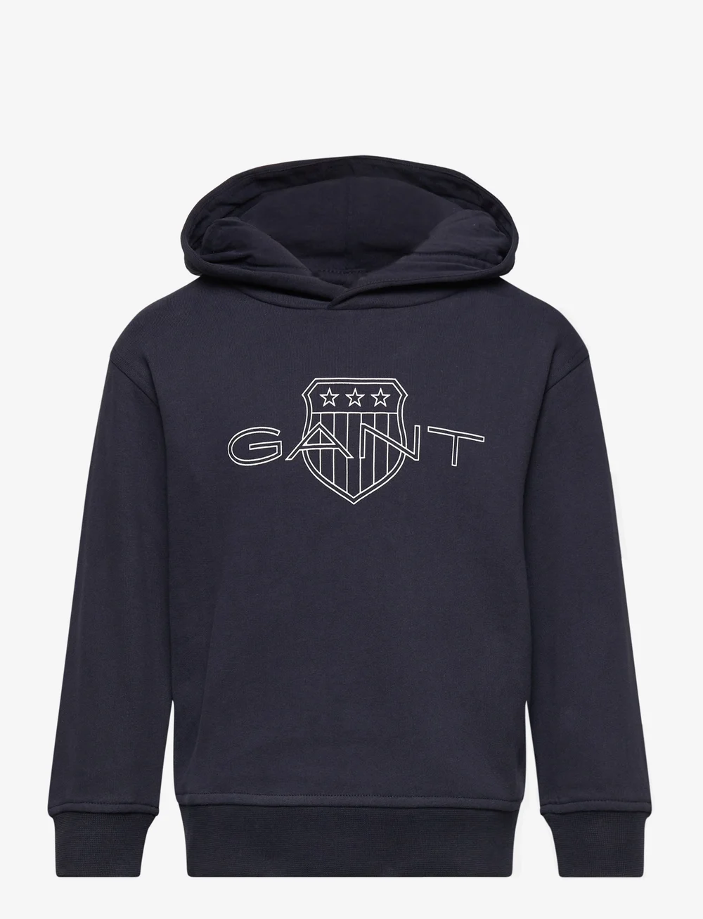 GANT Relaxed Contrast Shield Hoodie Hoodies Boozt