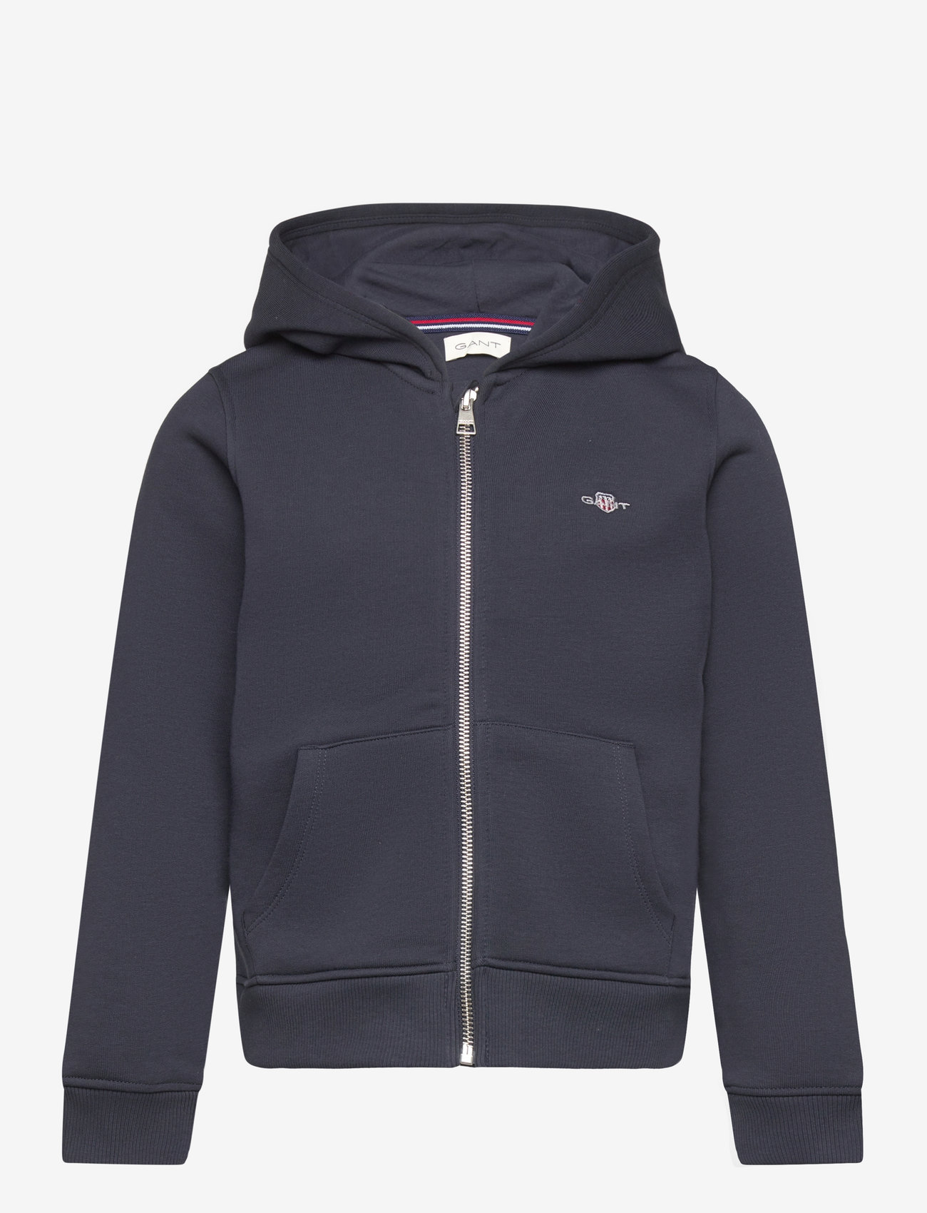 GANT - SHIELD ZIP HOODIE - huvtröjor - evening blue - 0