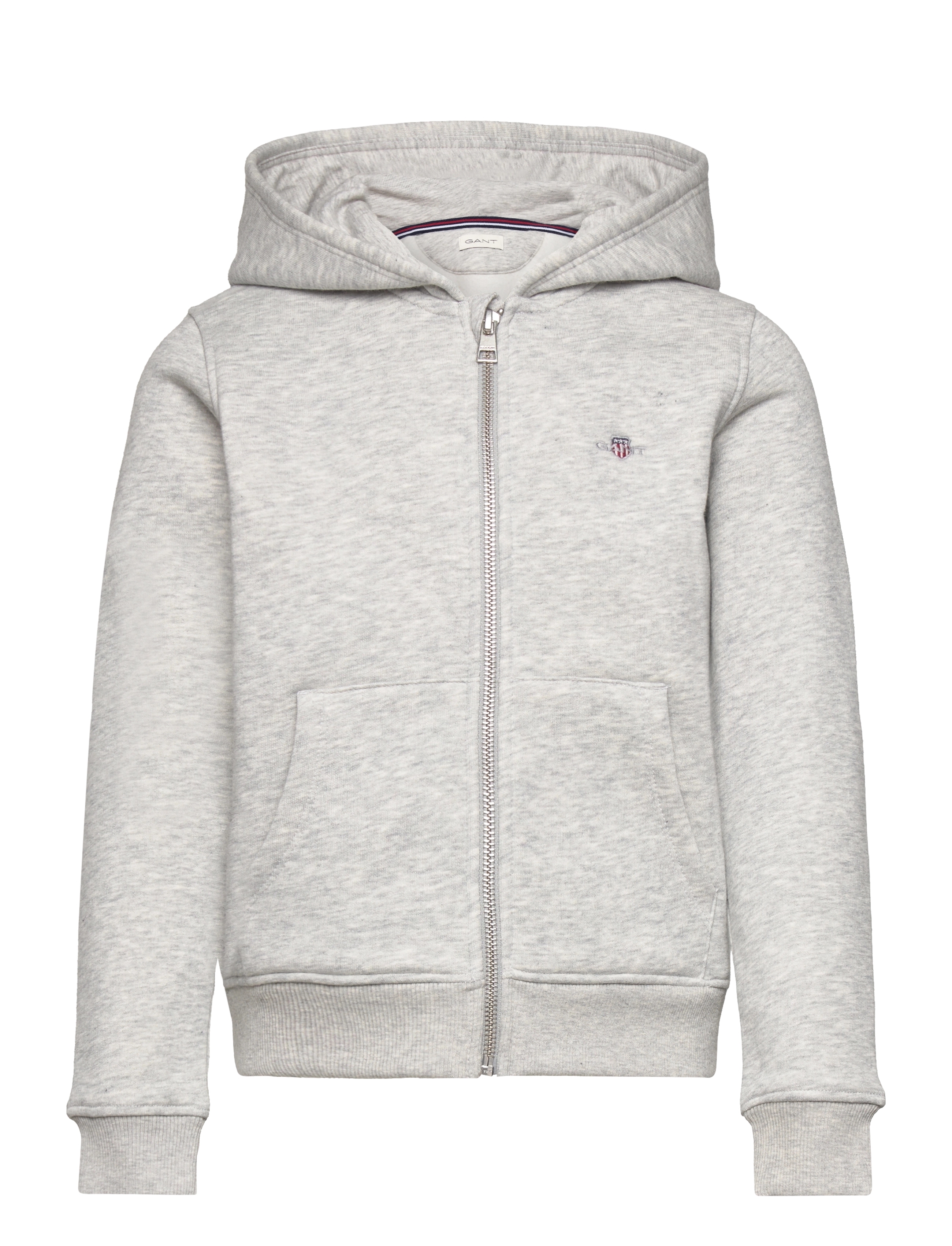Gant SHIELD ZIP HOODIE - Overdele - LIGHT GREY MELANGE / grey
