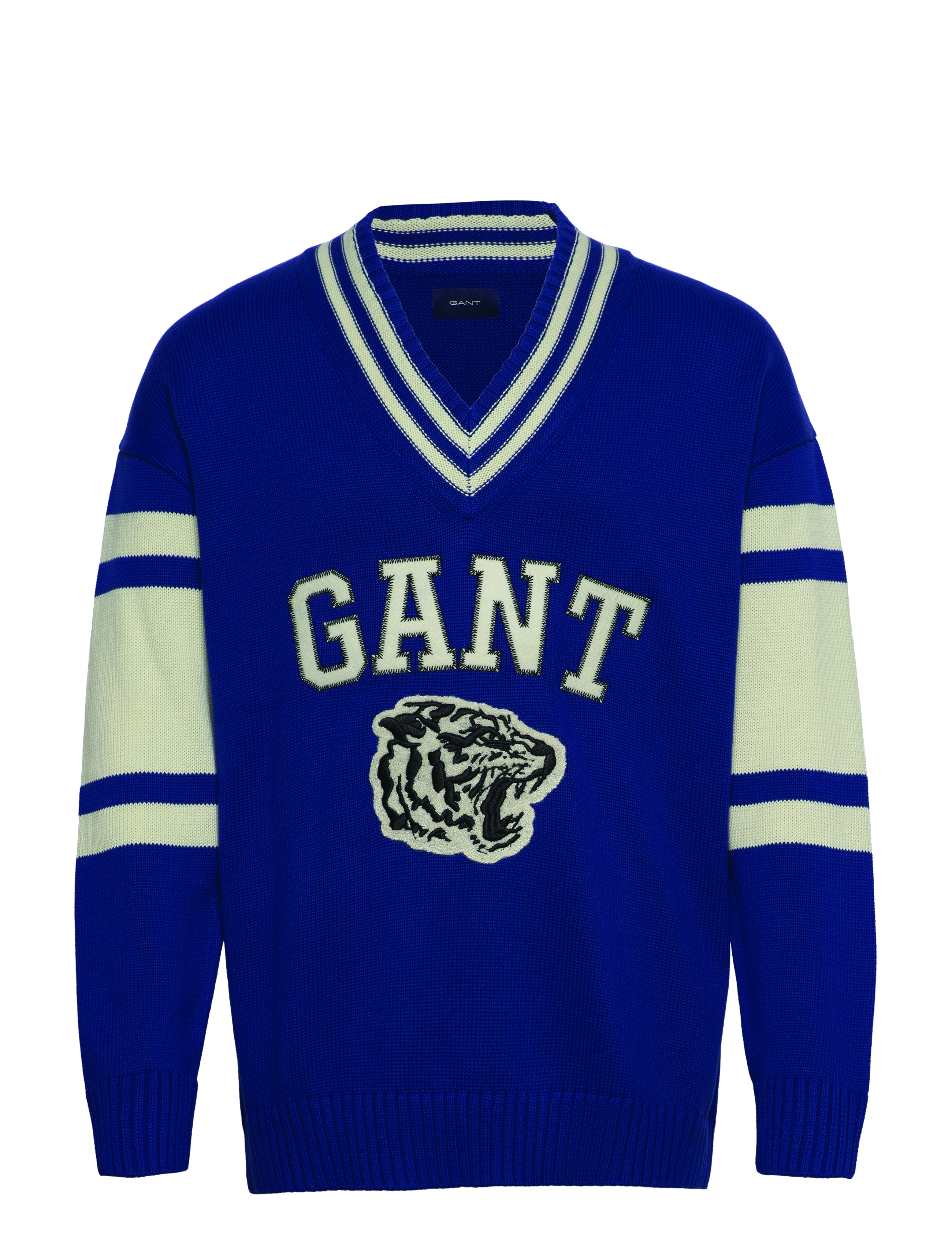 GANT - D2. TIGER V-NECK - college blue - 0