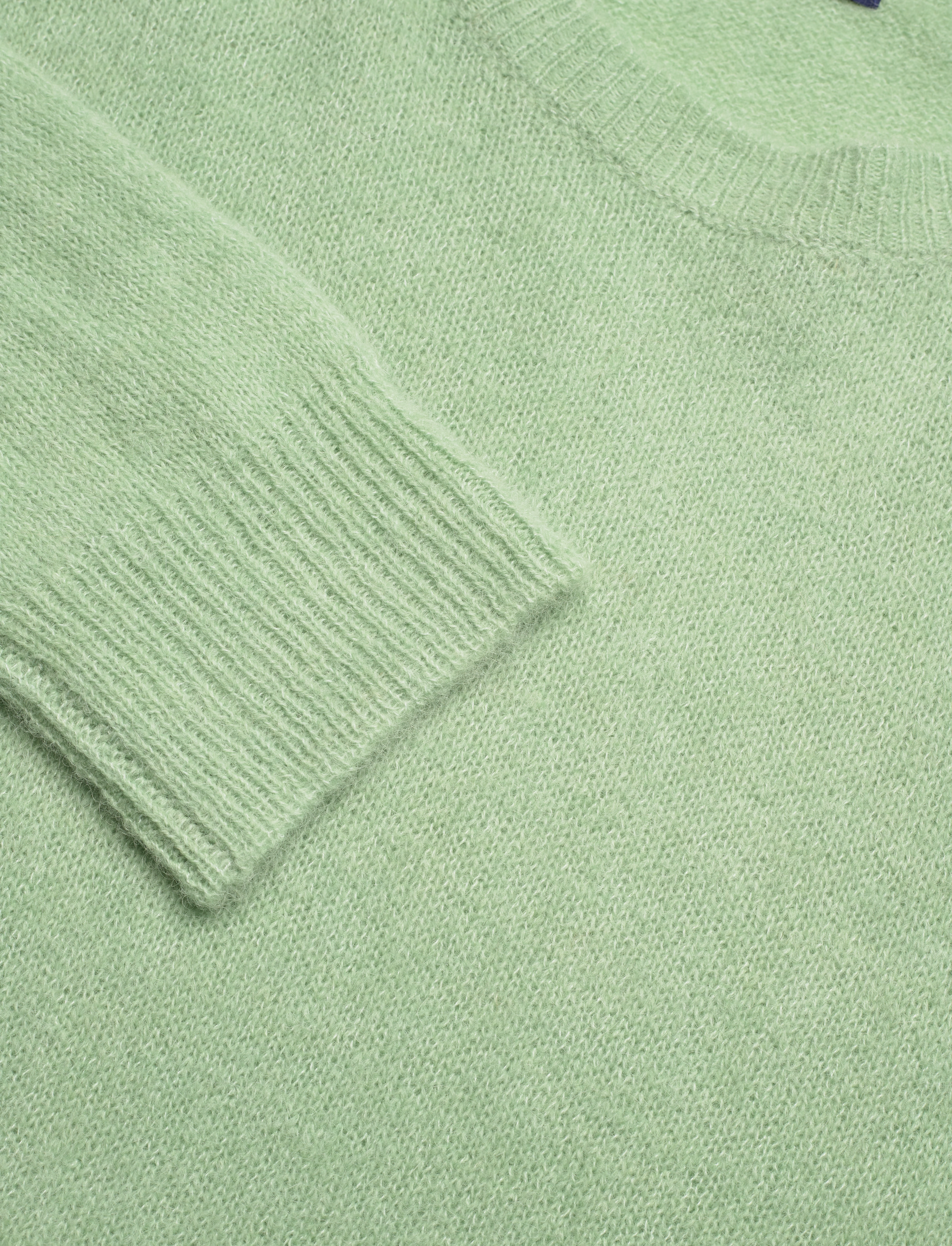 GANT - D1. ALPACA BLEND C-NECK - eucalyptus green - 2