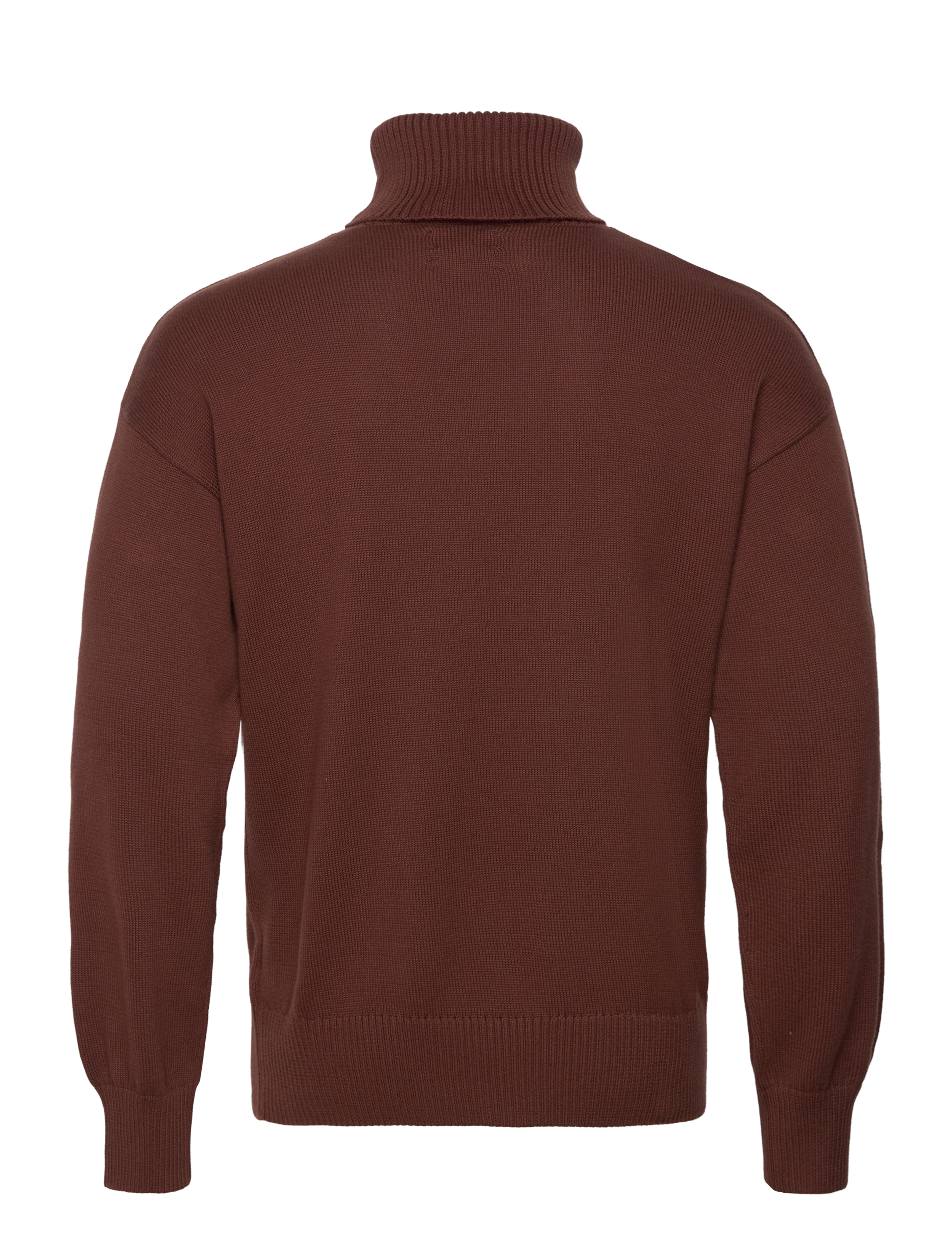 GANT - D1. SUPIMA COTTON RELAXED ROLLNECK - cocoa bean - 1