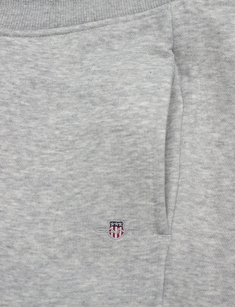 Gant - SHIELD SWEATPANTS - dressipüksid - light grey melange - 2
