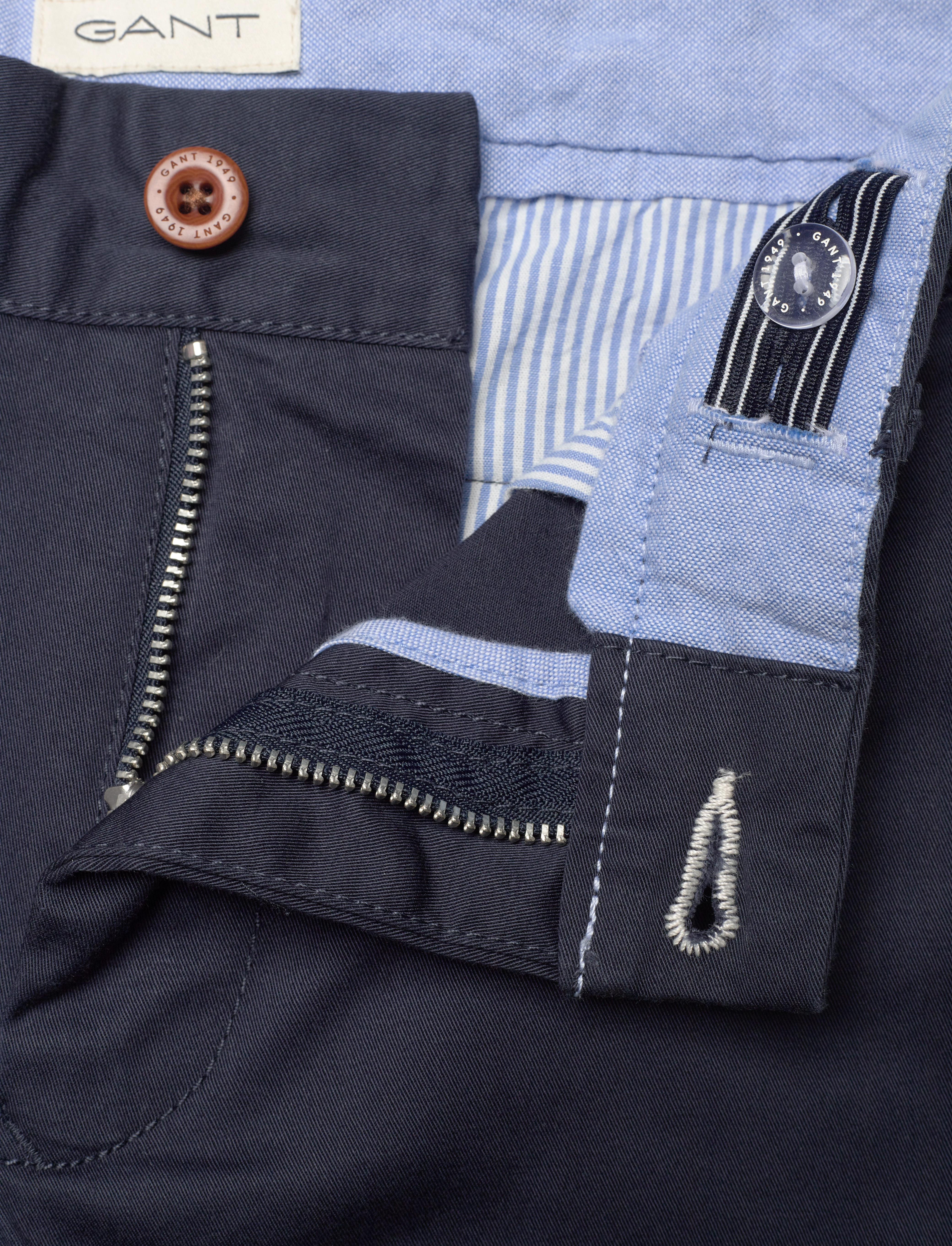 Gant - CHINO PANTS - chinos - marine - 3