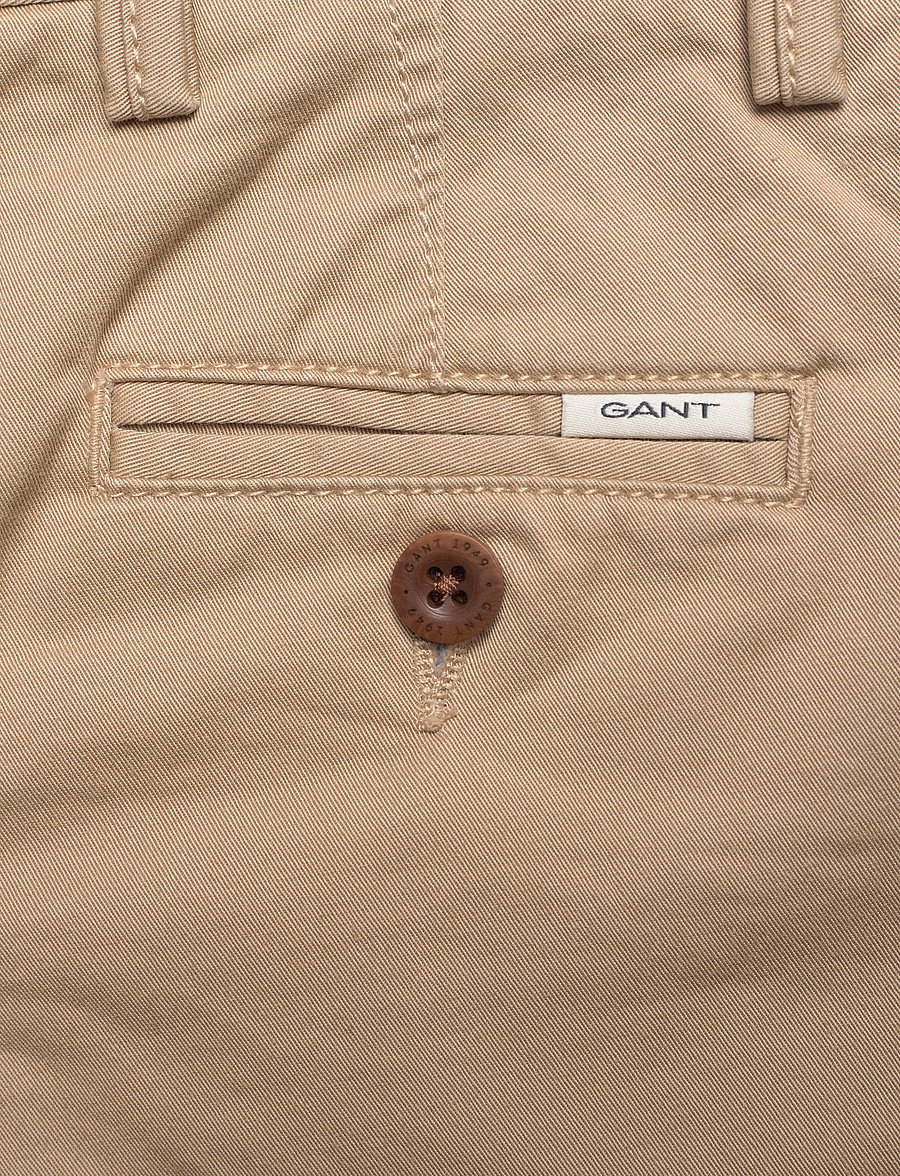 Gant - REGULAR CHINO SHORTS - chino shorts - dark khaki - 4