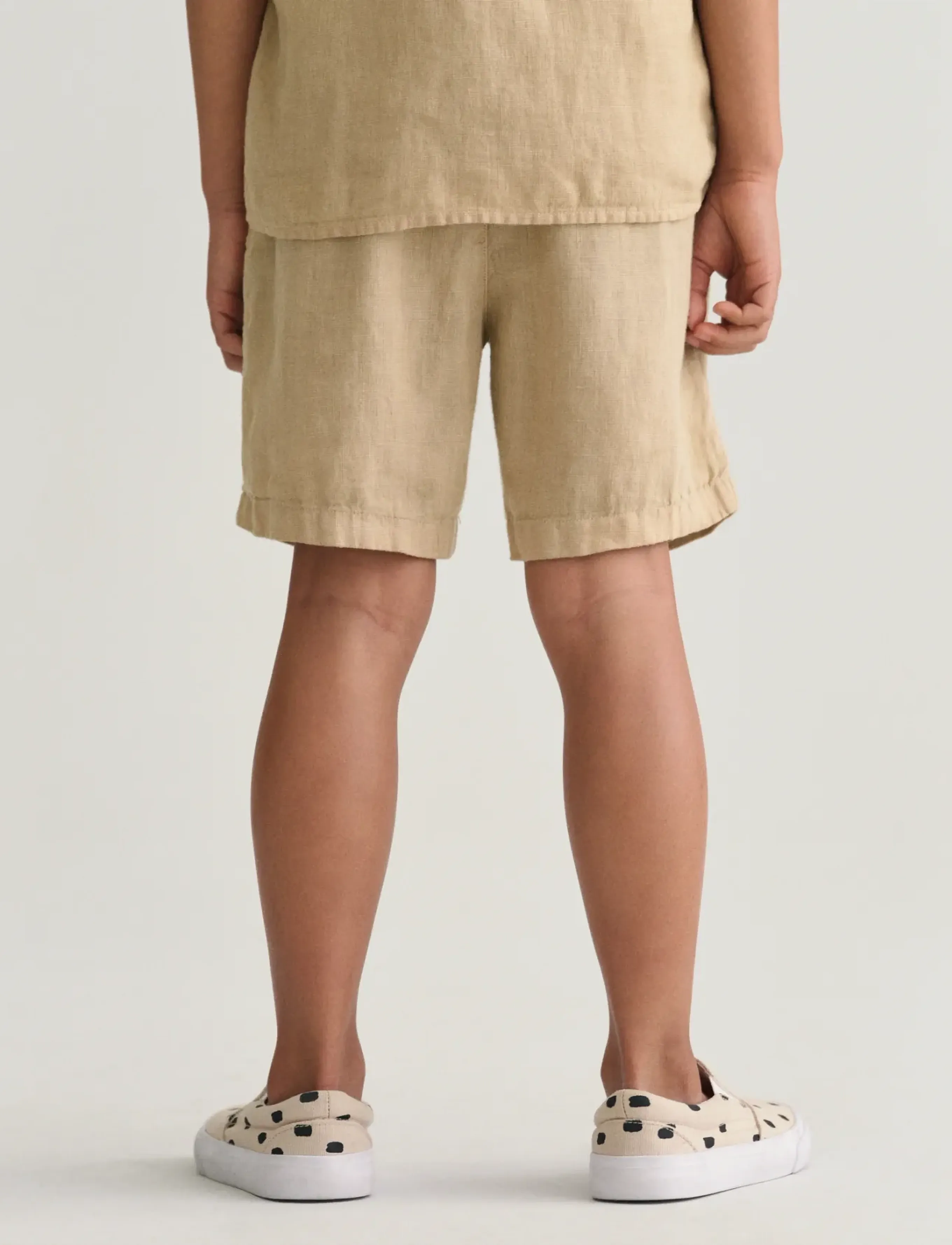 Gant - RELAXED LINEN SHORTS - sweatshorts - dry sand - 3