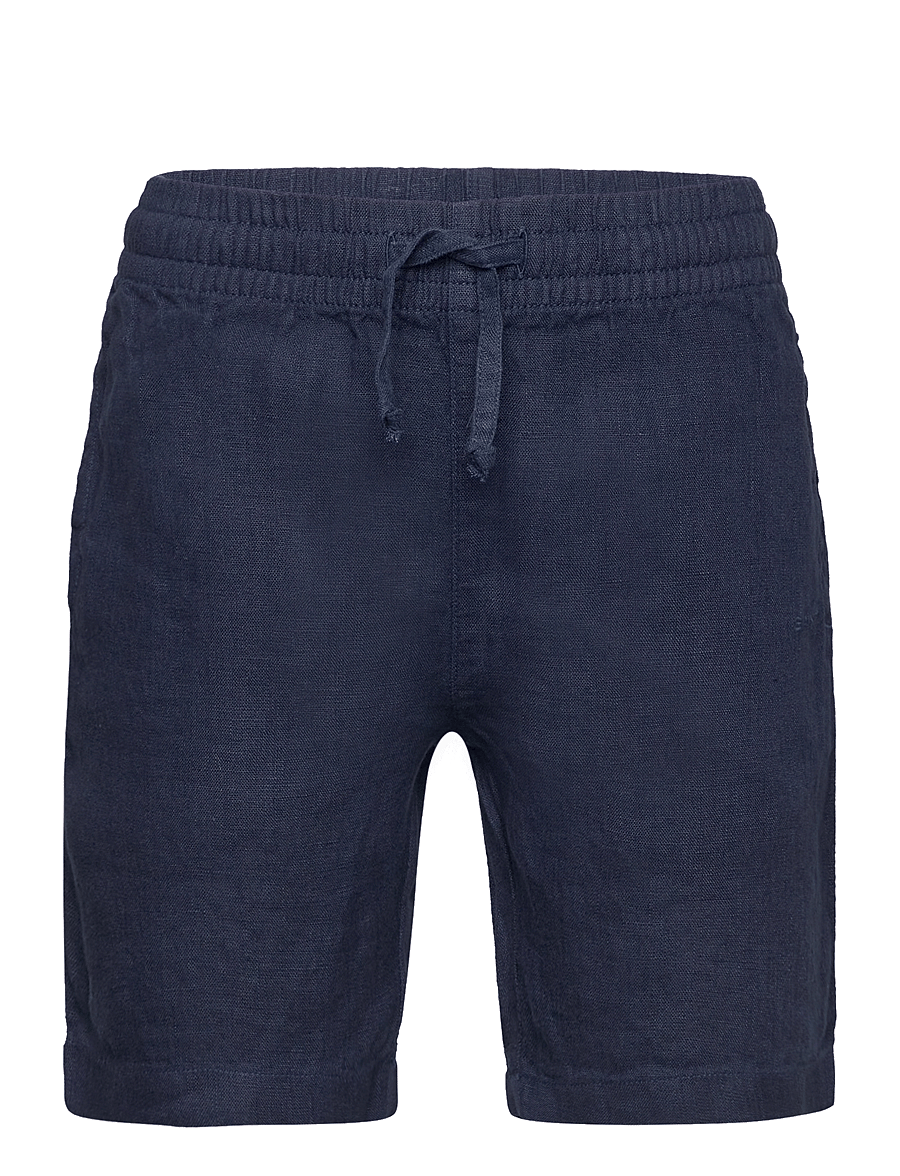 Gant - RELAXED LINEN SHORTS - sweatshorts - marine - 1