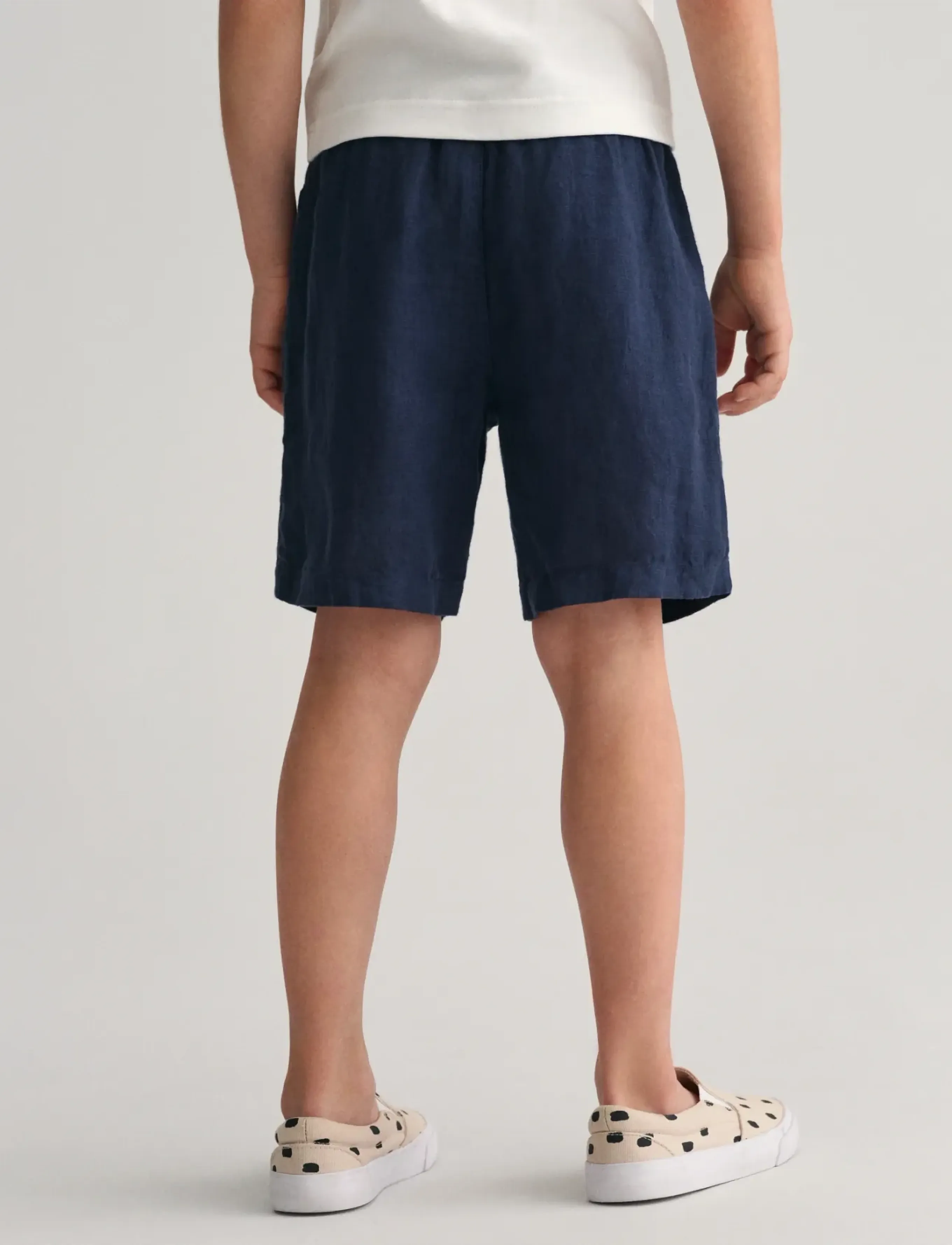 Gant - RELAXED LINEN SHORTS - shorts en molleton - marine - 3