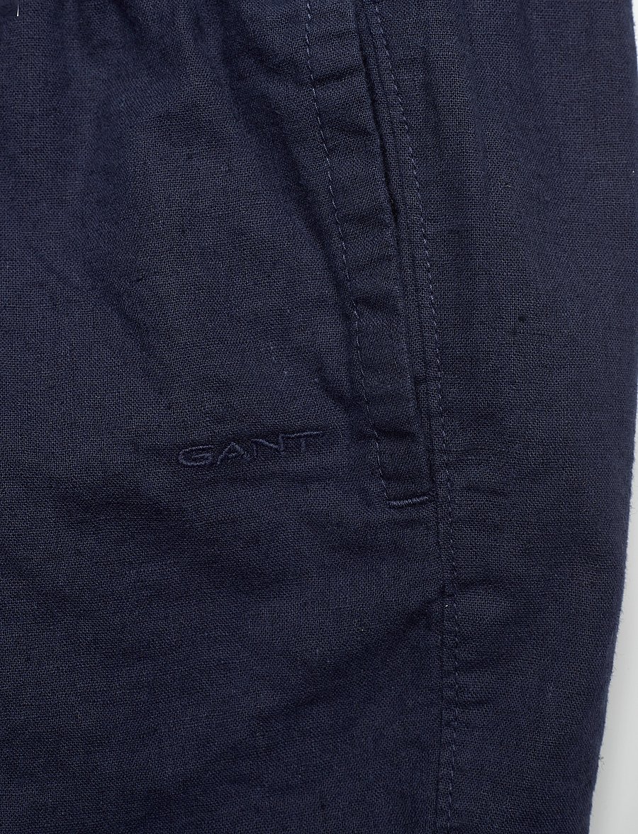 Gant - COTTON LINEN SHORTS - casual shorts - marine - 2