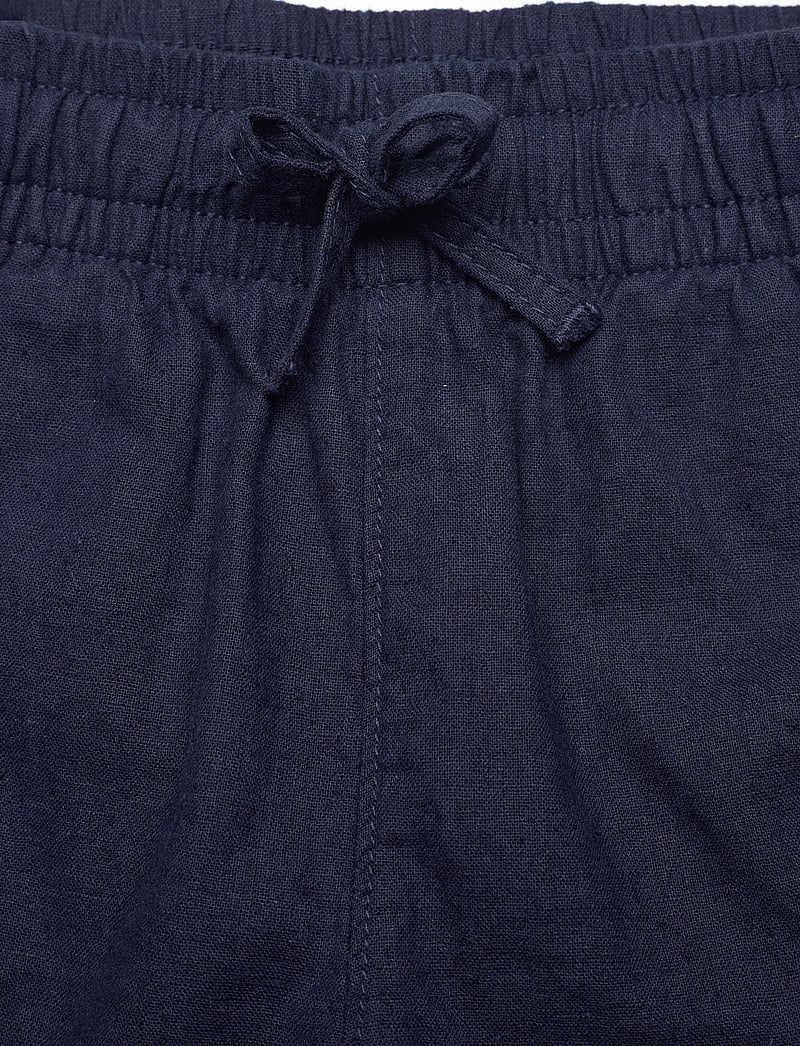 GANT - COTTON LINEN SHORTS - lühikesed vabaajapüksid - marine - 3