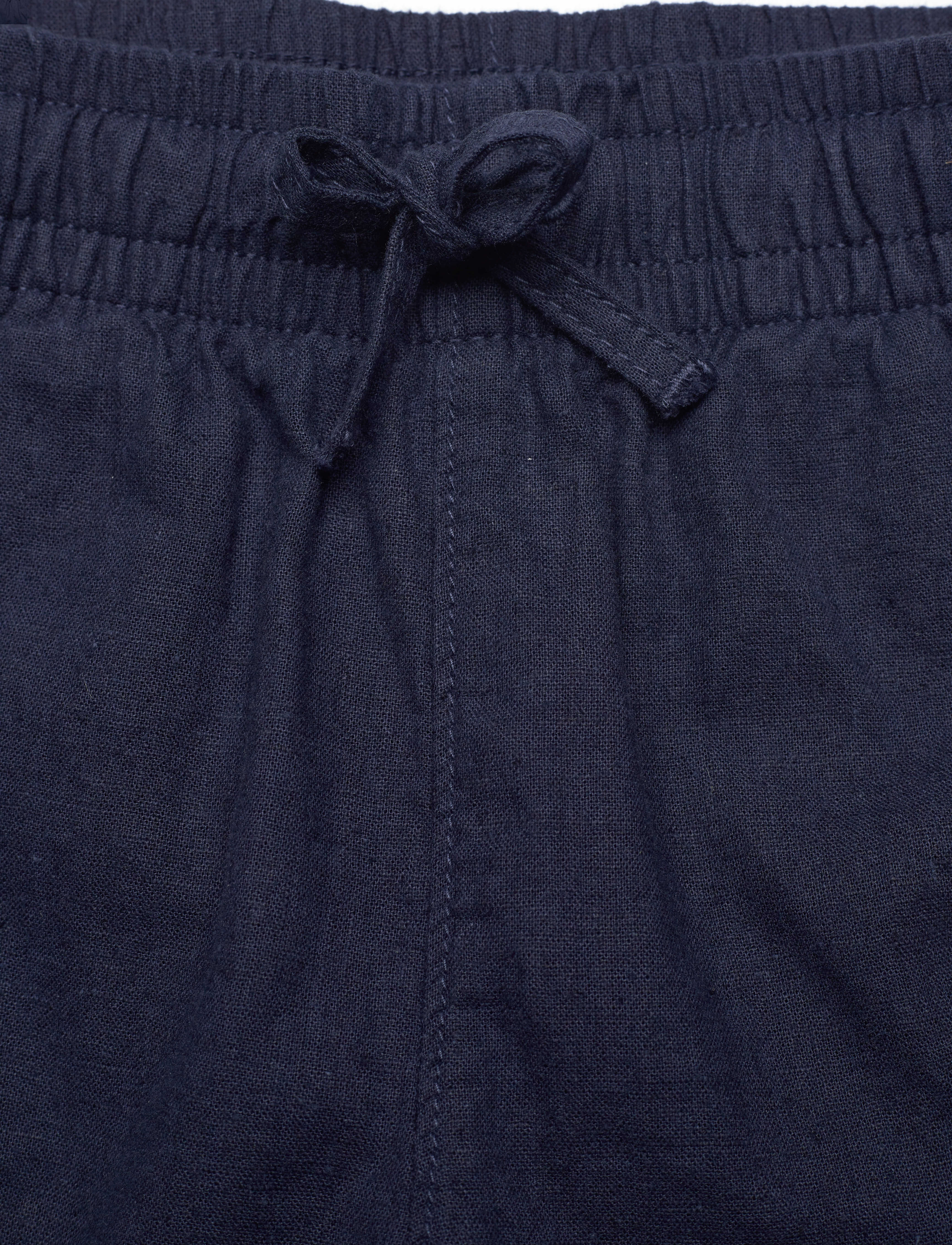 Gant - COTTON LINEN SHORTS - ikdienas šorti - marine - 3