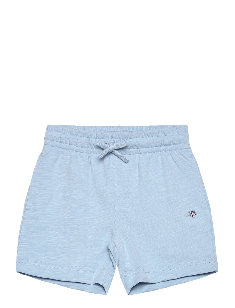 GANT - SHIELD COTTON SLUB SHORTS - sweatshorts - calming blue - 0