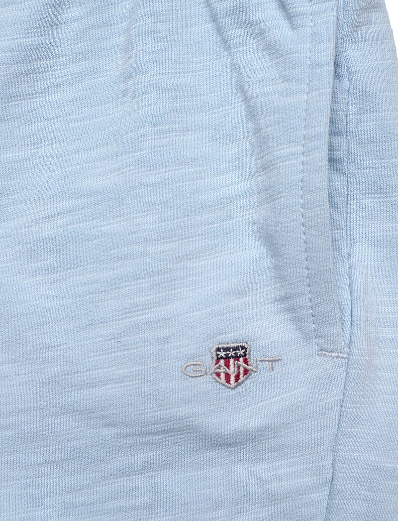 GANT - SHIELD COTTON SLUB SHORTS - sweatshorts - calming blue - 2