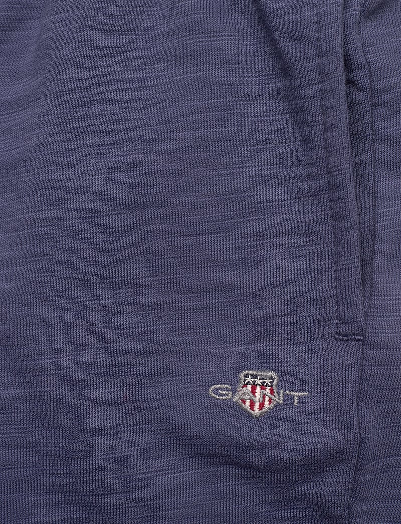 GANT - SHIELD COTTON SLUB SHORTS - sweatshorts - dusty navy - 2