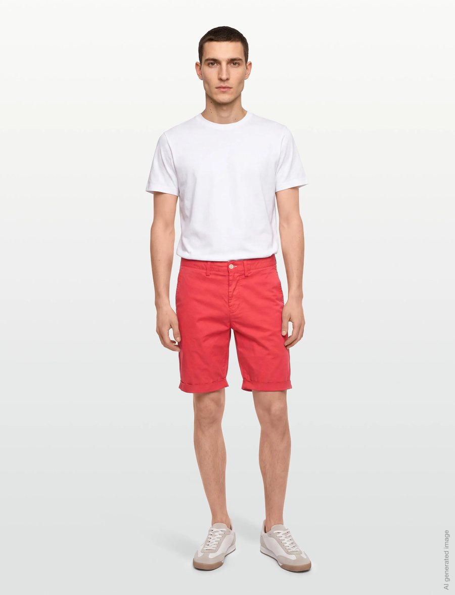 Gant - REG SUNFADED SHORTS - lühikesed chino-püksid - sunset pink - 0
