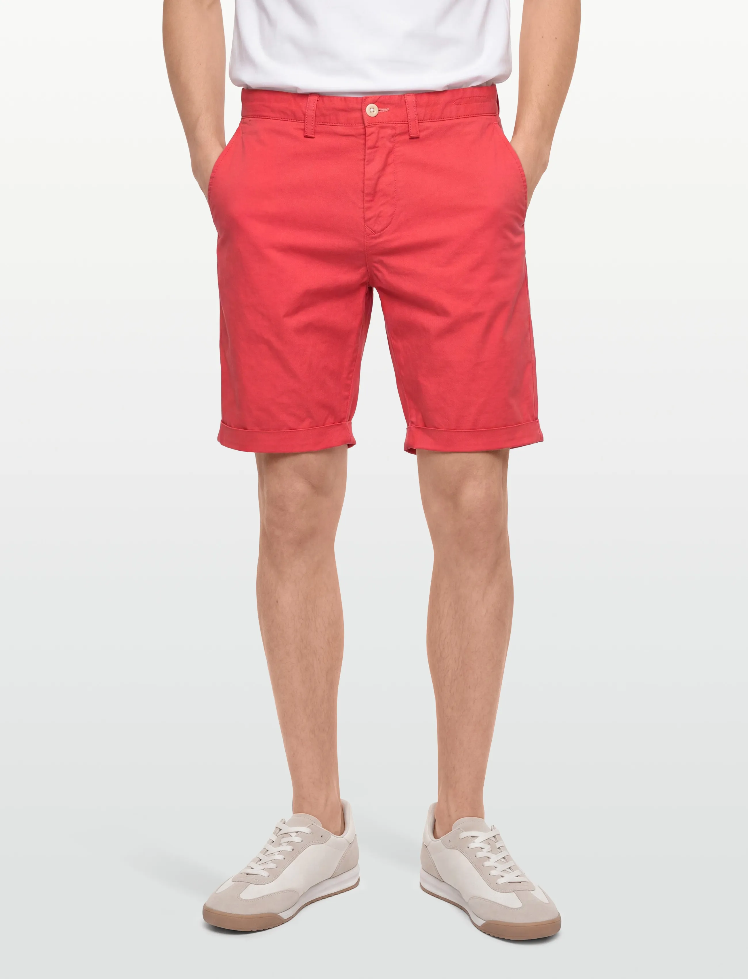 Gant - REG SUNFADED SHORTS - chinos shorts - sunset pink - 3