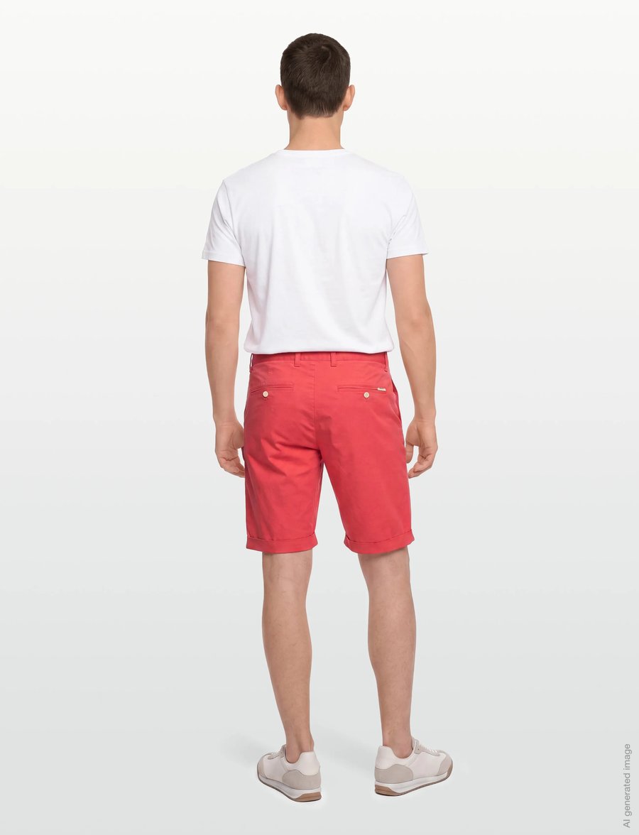 Gant - REG SUNFADED SHORTS - lühikesed chino-püksid - sunset pink - 4
