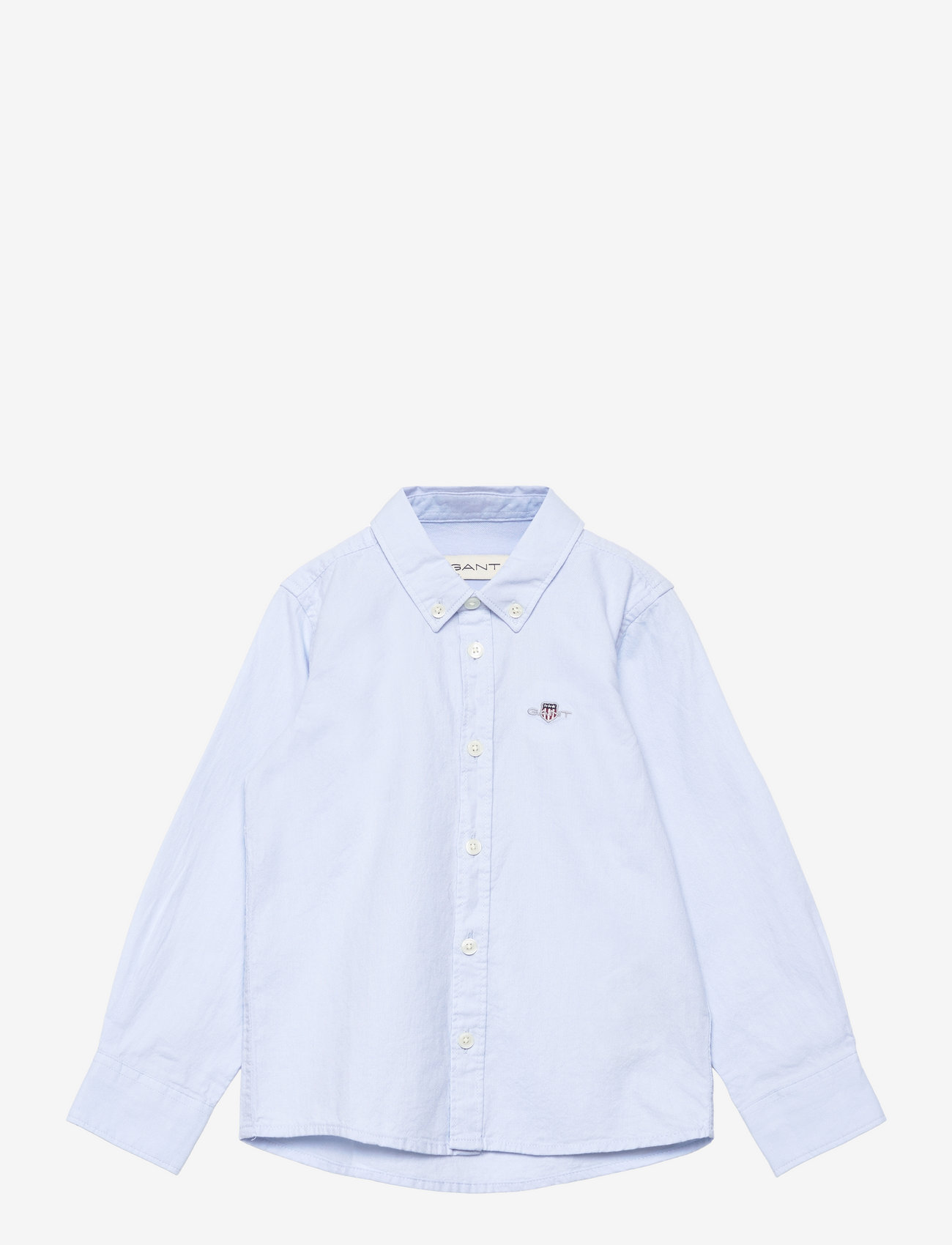 GANT - SHIELD OXFORD BD SHIRT - langärmlige hemden - capri blue - 0