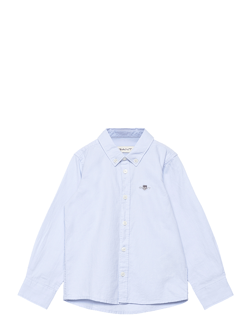 GANT - SHIELD OXFORD BD SHIRT - langärmlige hemden - capri blue - 0