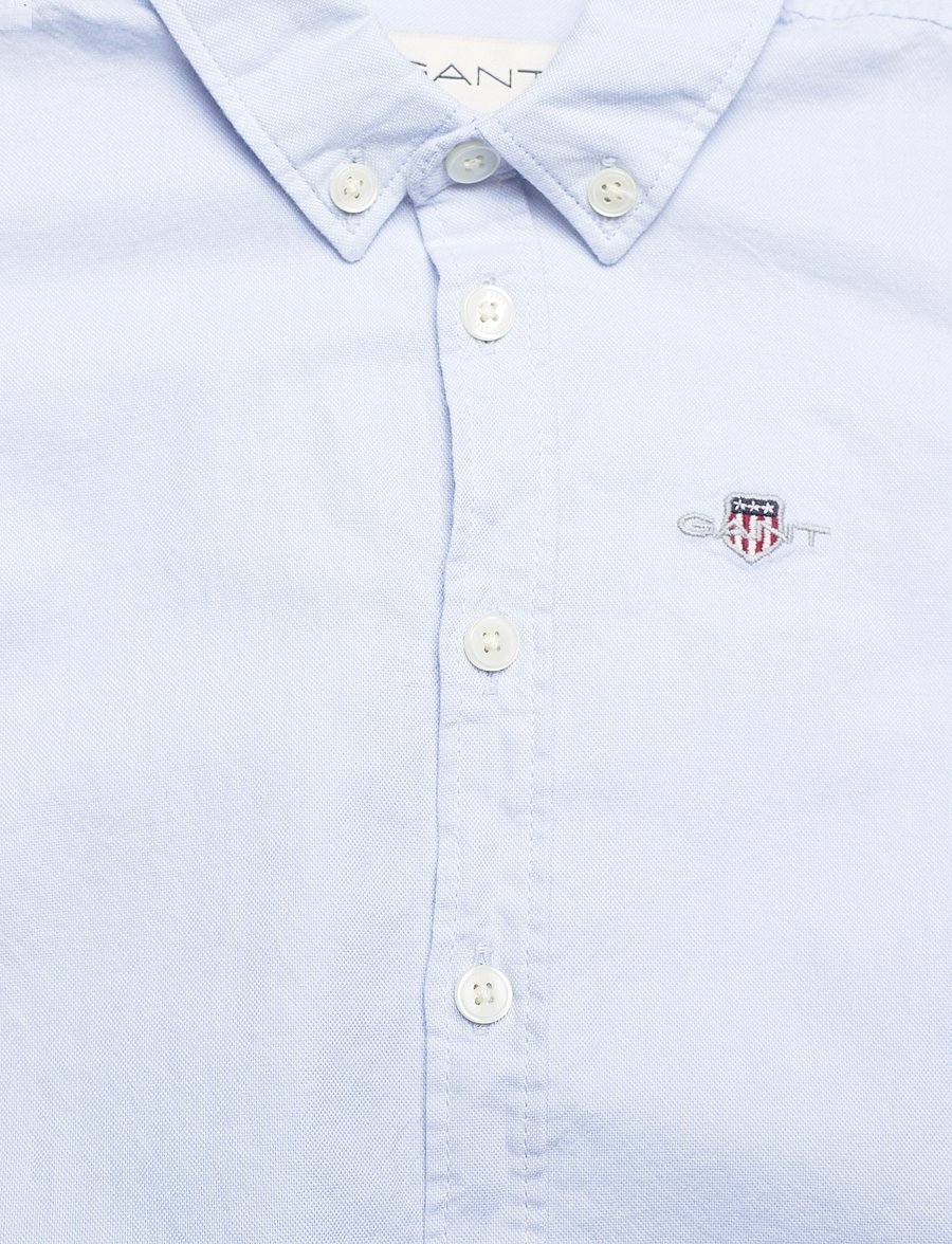 Gant - SHIELD OXFORD BD SHIRT - langärmlige hemden - capri blue - 2