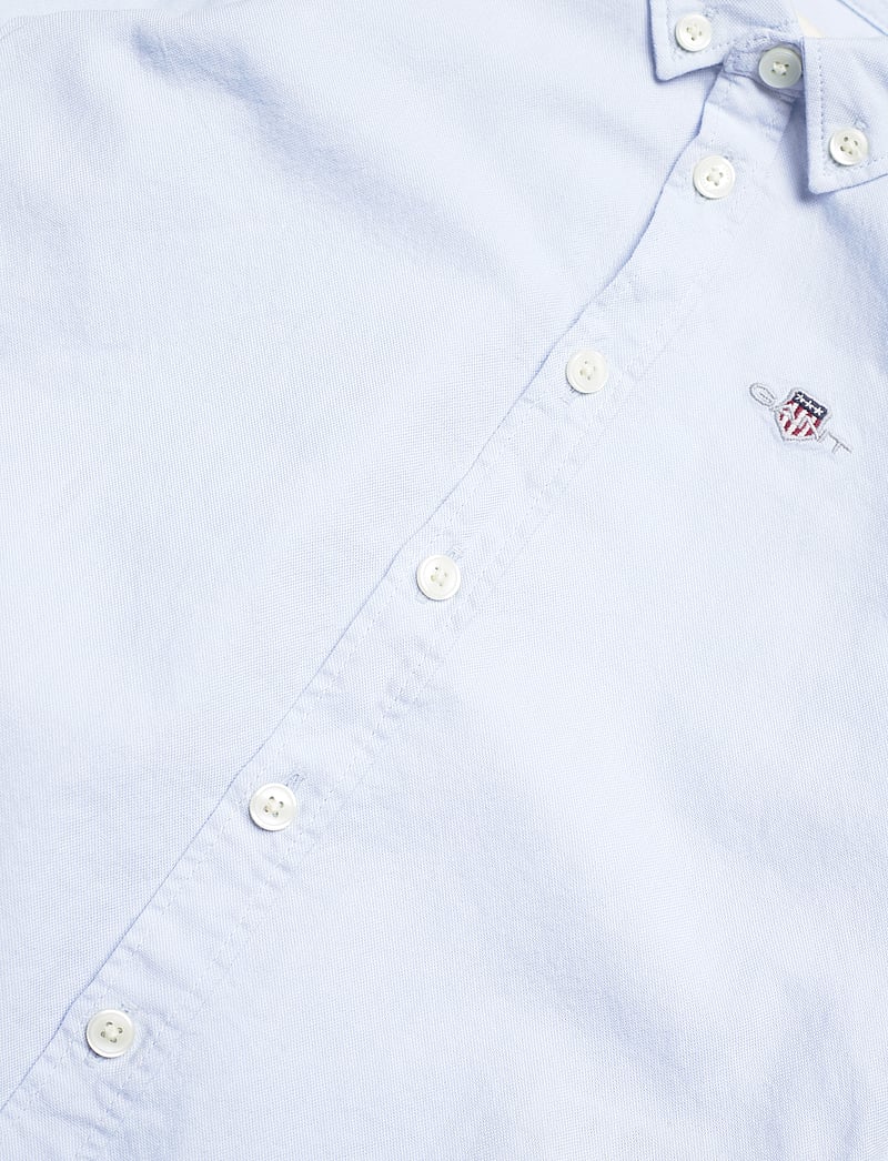 GANT - SHIELD OXFORD BD SHIRT - langärmlige hemden - capri blue - 3