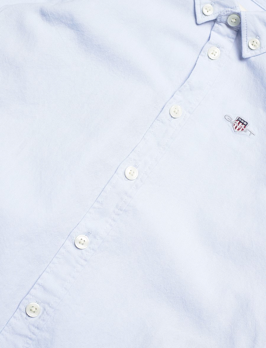 Gant - SHIELD OXFORD BD SHIRT - langärmlige hemden - capri blue - 3
