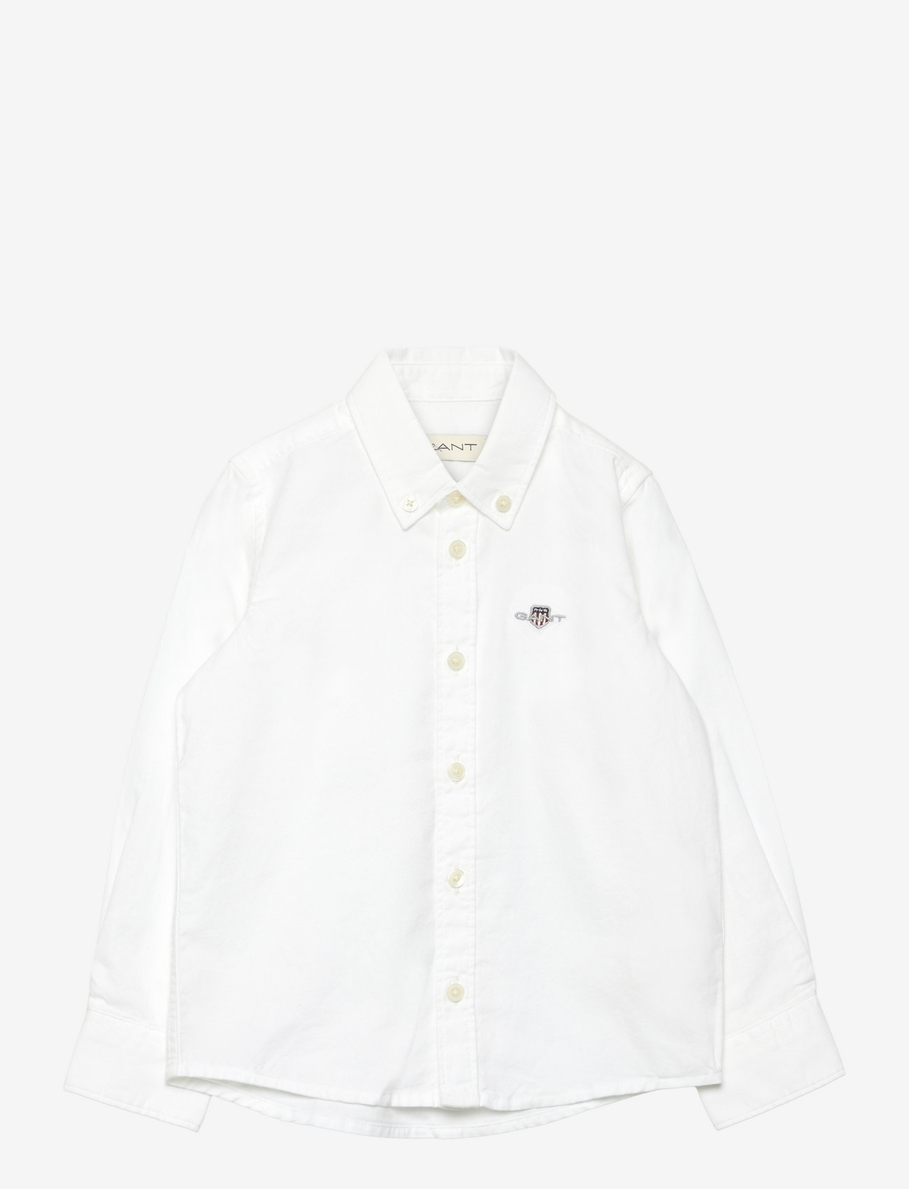 GANT - SHIELD OXFORD BD SHIRT - langærmede skjorter - white - 0