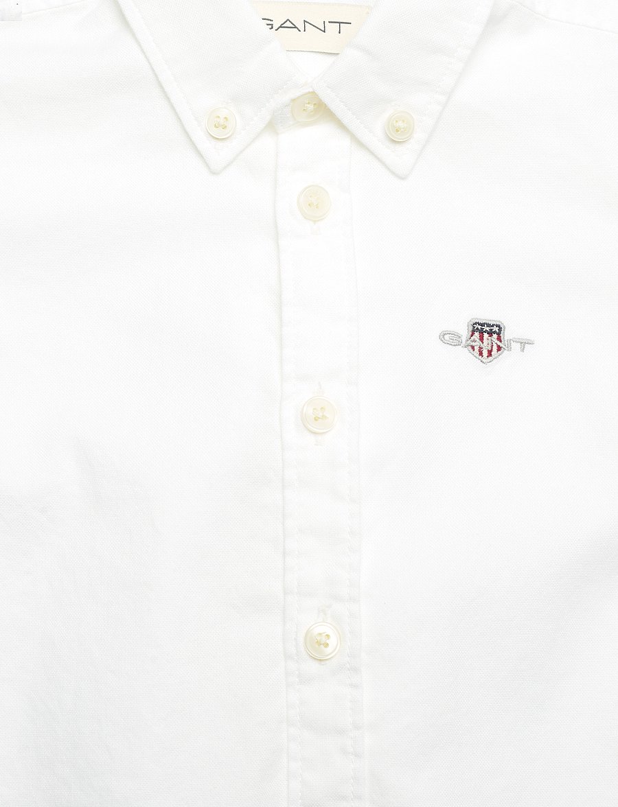 Gant - SHIELD OXFORD BD SHIRT - koszule z długimi rękawami - white - 2