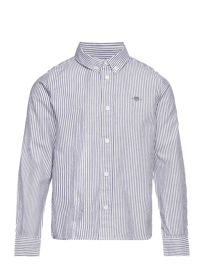 GANT - OXFORD STRIPED SHIELD SHIRT - langærmede skjorter - persian blue - 0