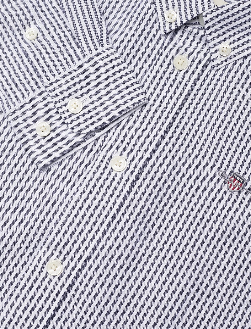 GANT - OXFORD STRIPED SHIELD SHIRT - langærmede skjorter - persian blue - 2
